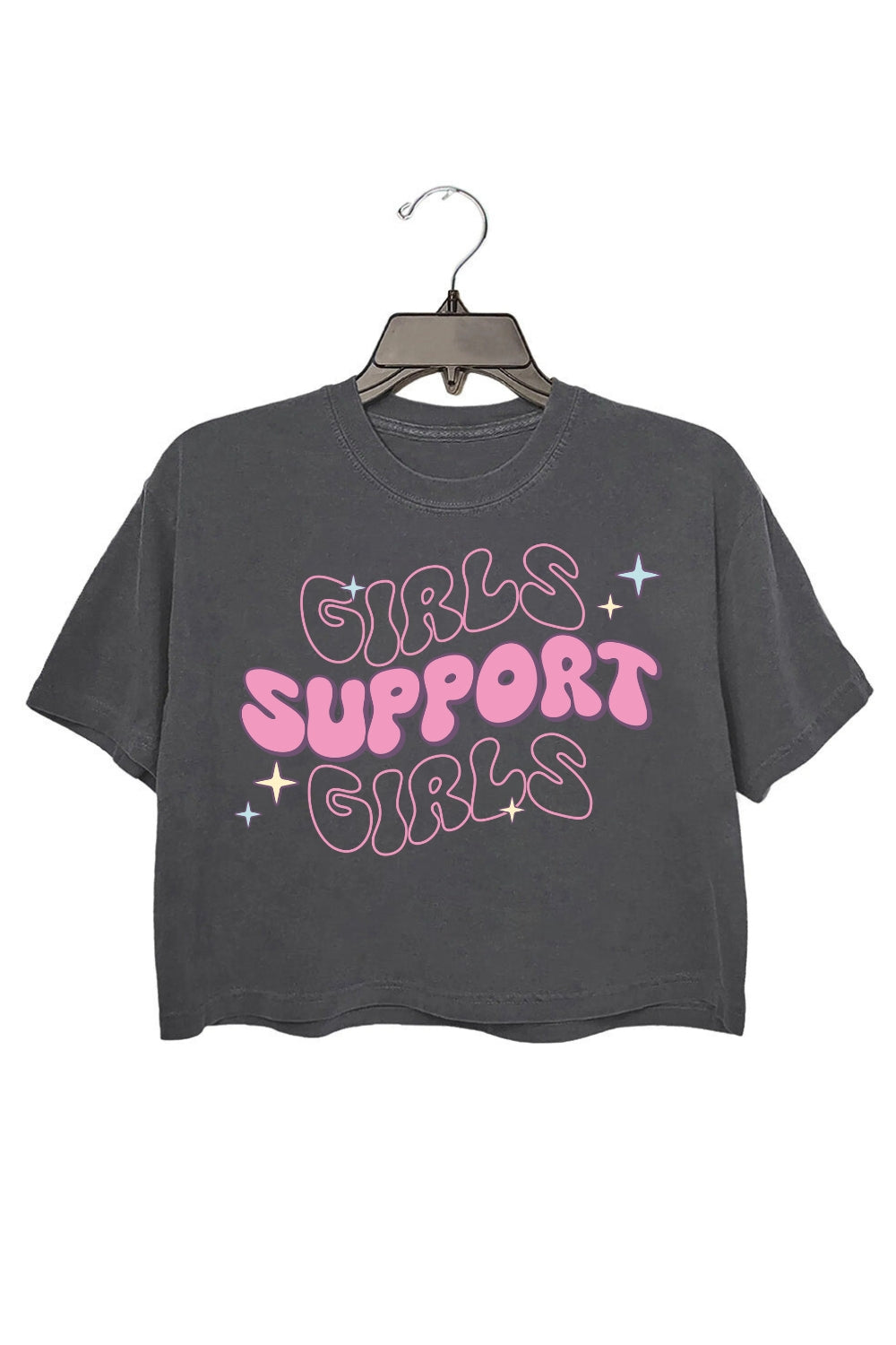 Girls Support Girls Crop Top For Women