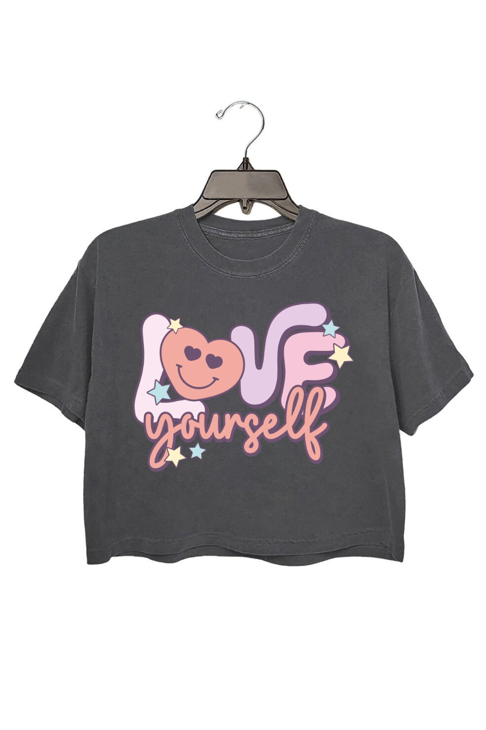 Love Yourself Selfcare Crop Top For Women