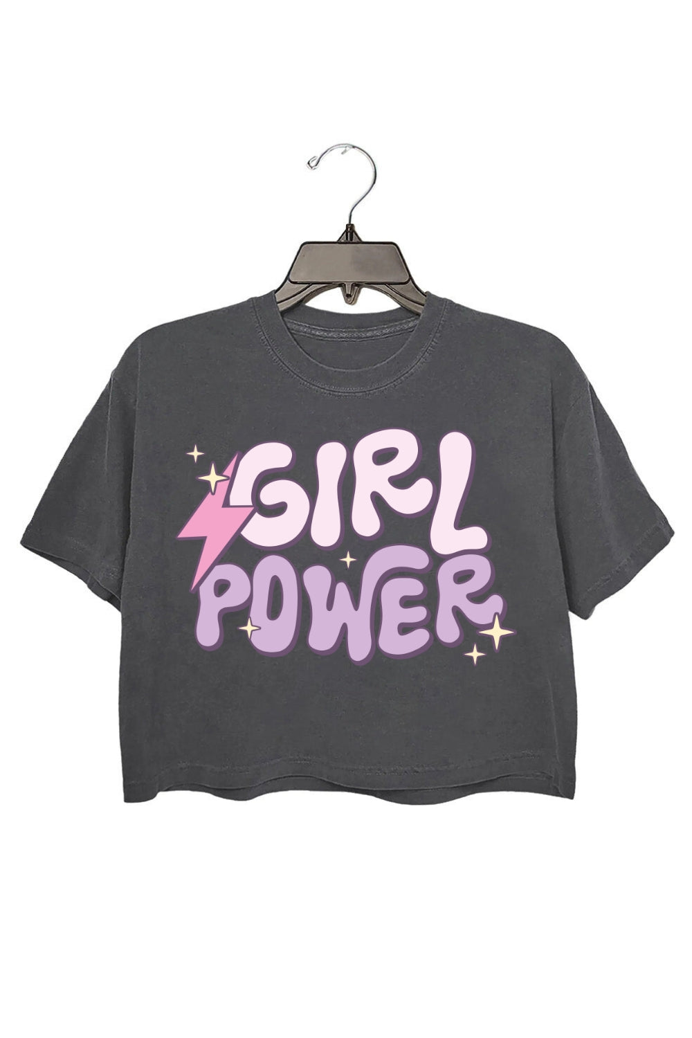 Girl Power Cute Crop Top For Women