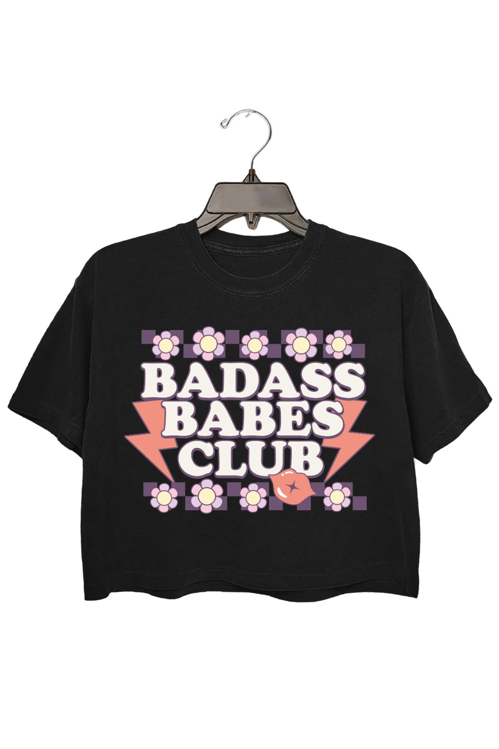Badass Babes Club Crop Top For Women