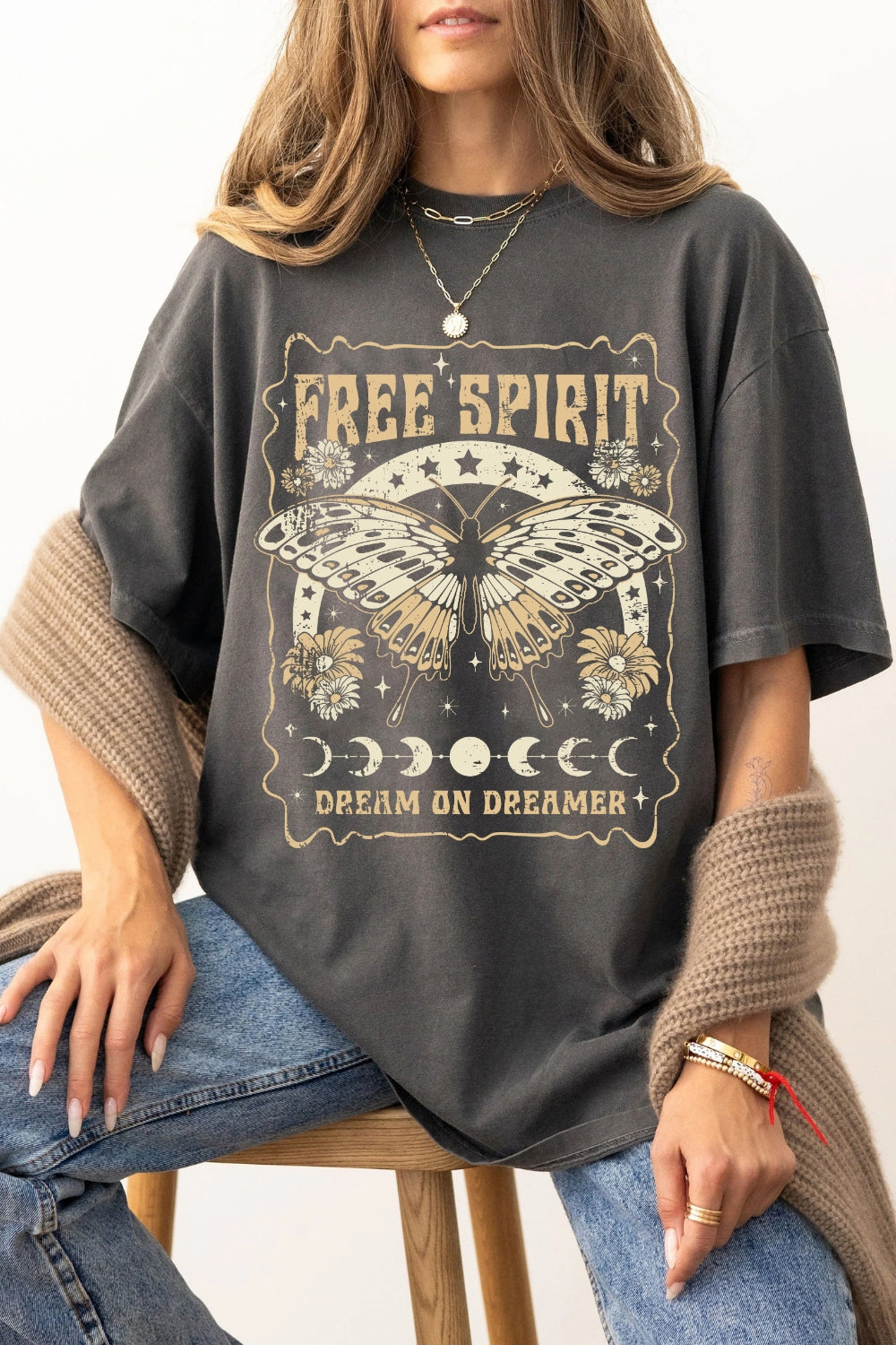 Free Spirit Dream On Dreamer Tee For Women
