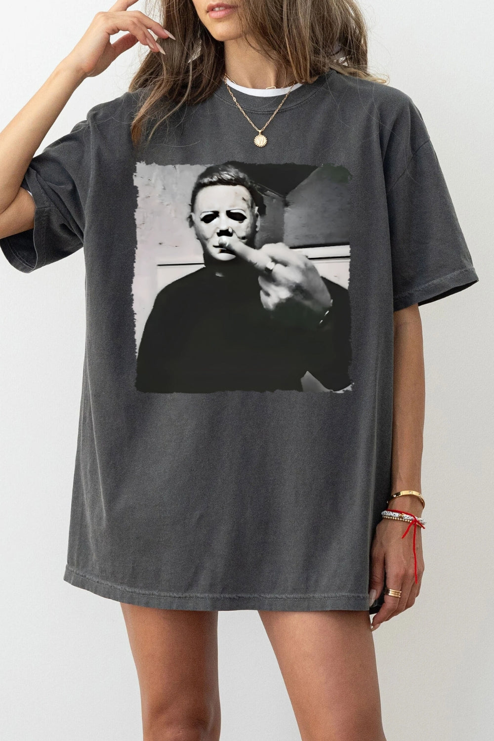 Horror Movie Michael Myers Funny Tee For Women
