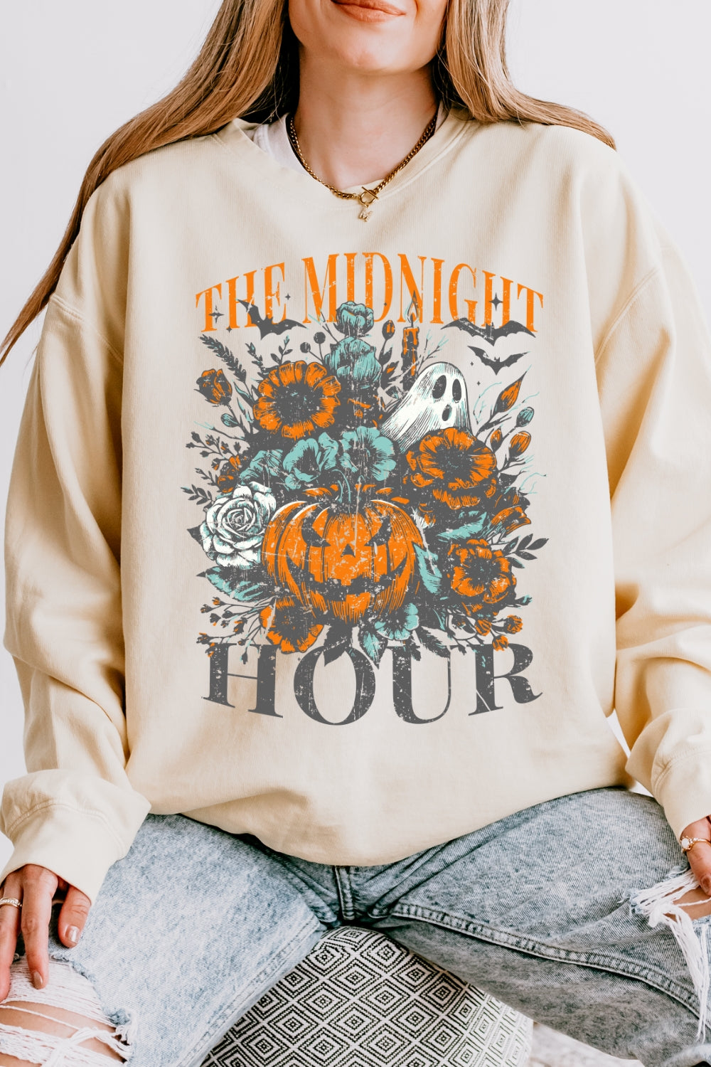 The Midnight Hour Halloween Sweatshirt For Women
