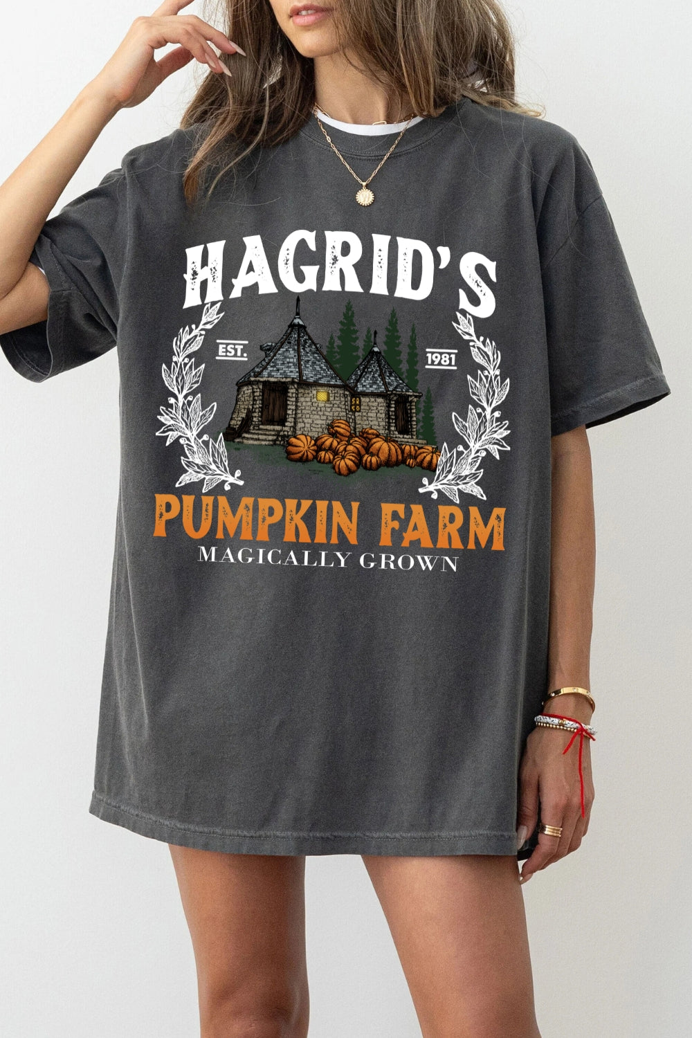 Hagrid's Pumpkin Farm Fall Vibes Tee For Women