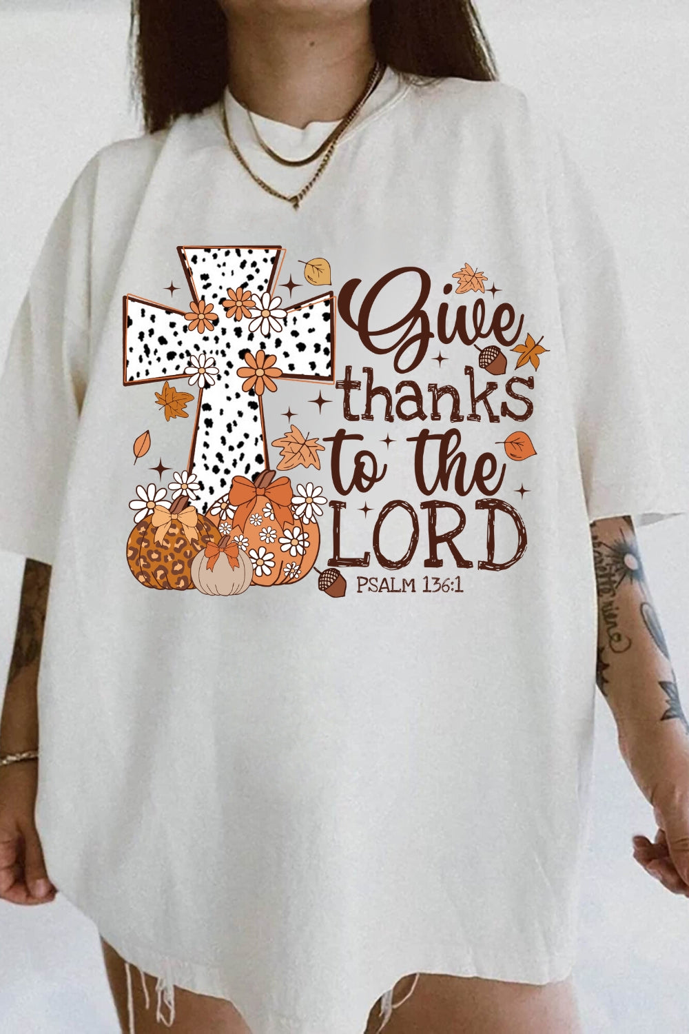 Give Thanks To The Lord Tee For Women