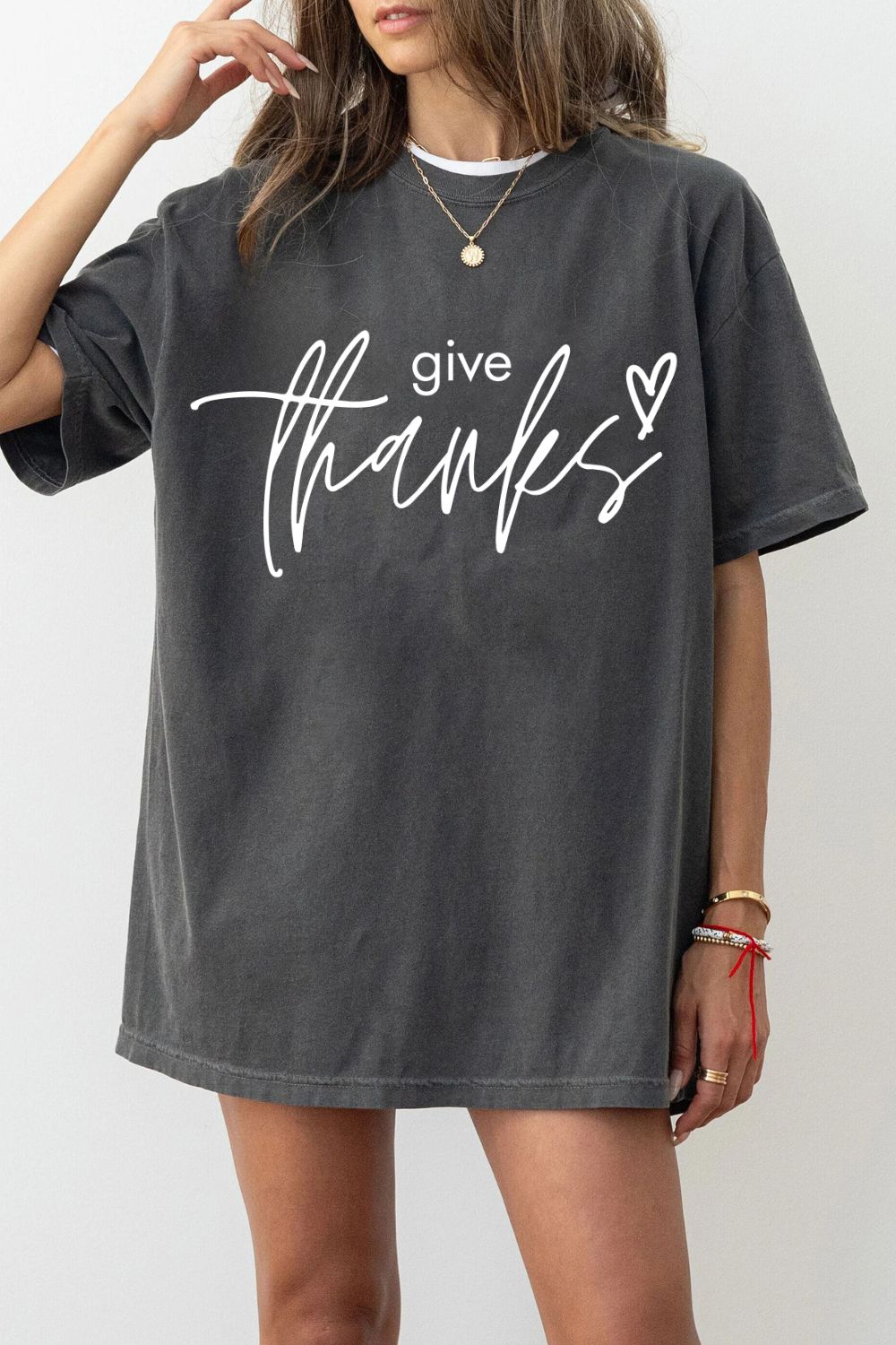 Give Thanks Faith Tee For Women