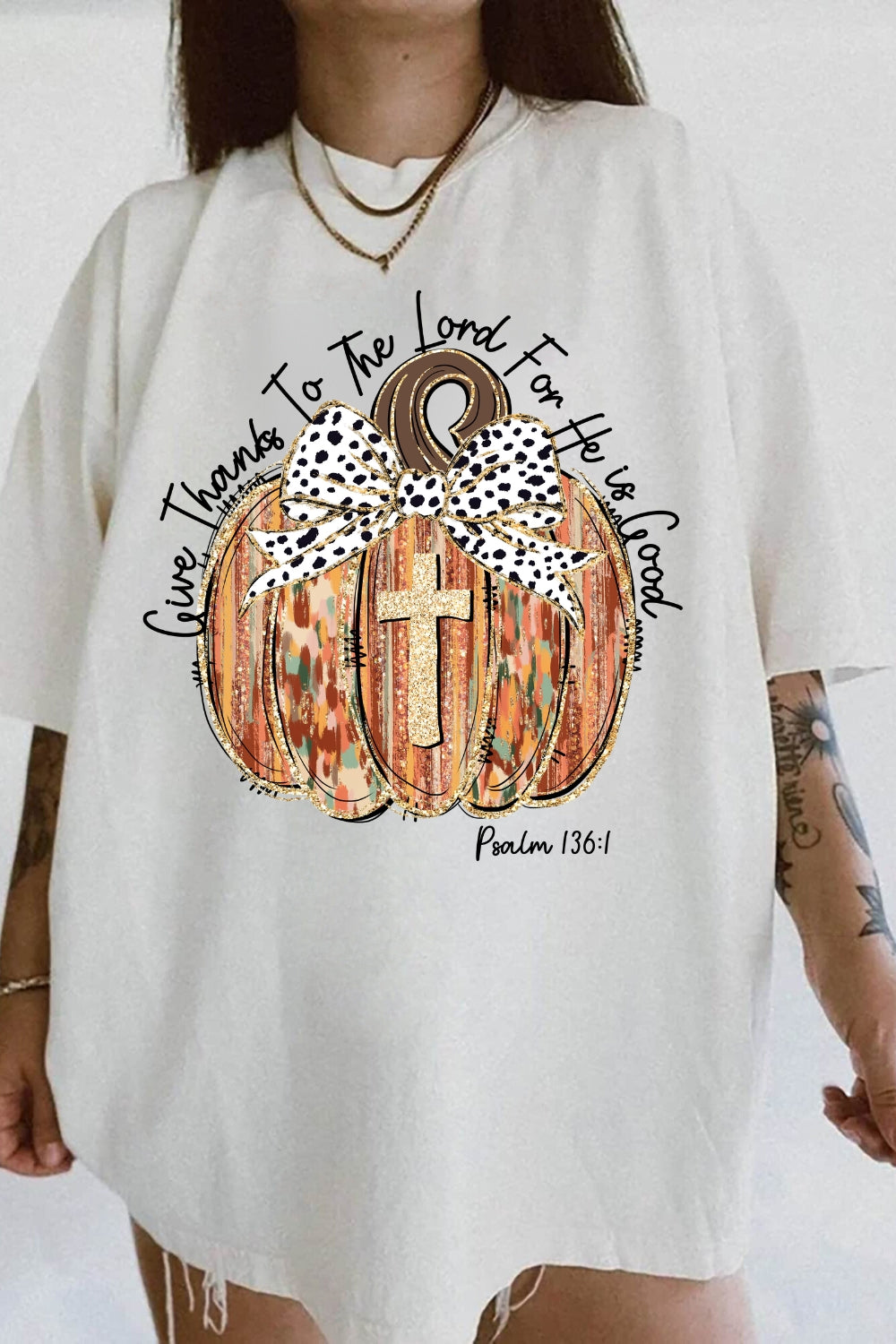 Give Thanks To The Lord For His Good Tee For Women