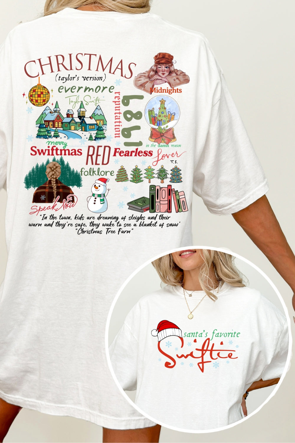 Merry Swiftmas Christmas Season Tee For Women