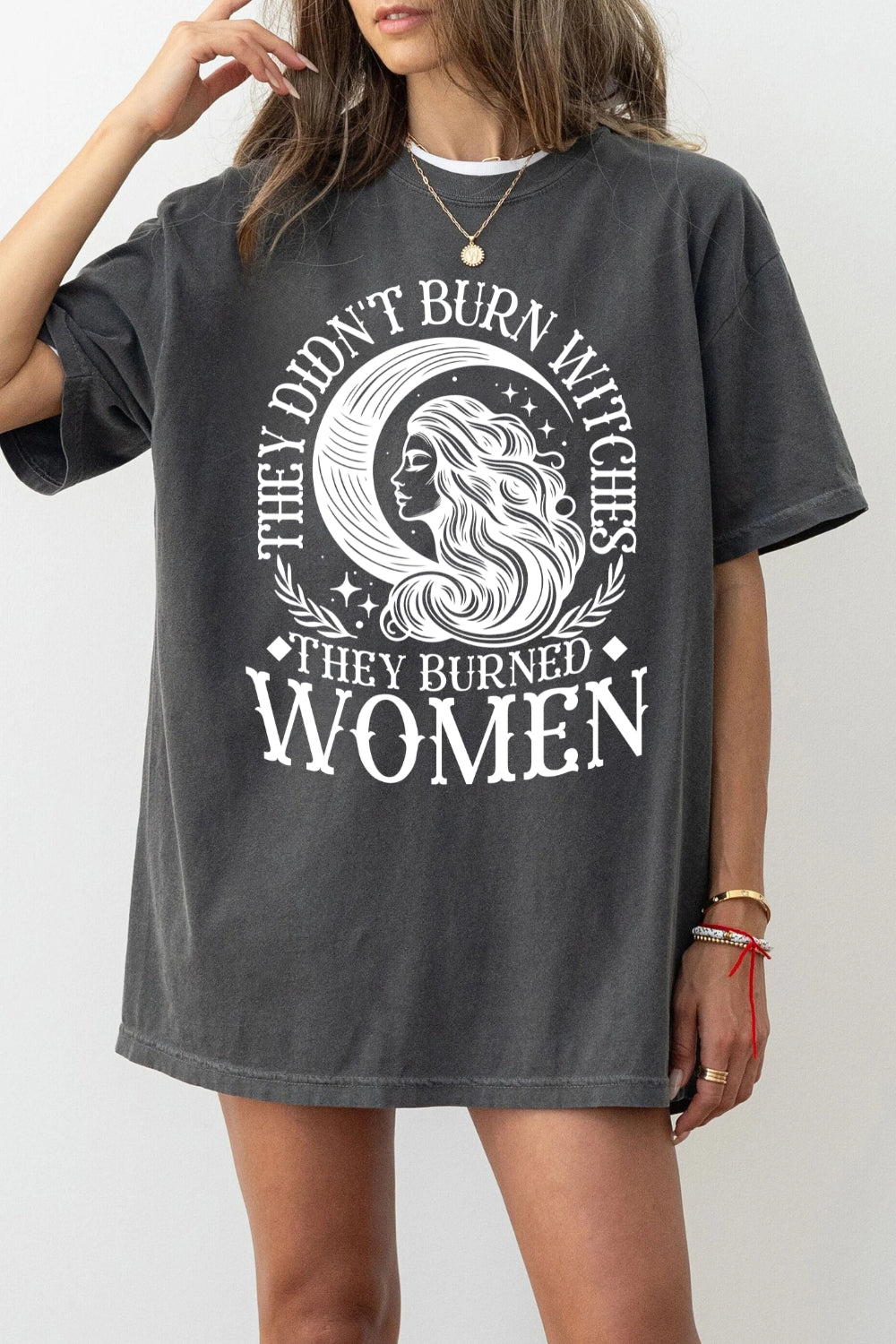 They Didn't Burn Witches Moon Tee For Women