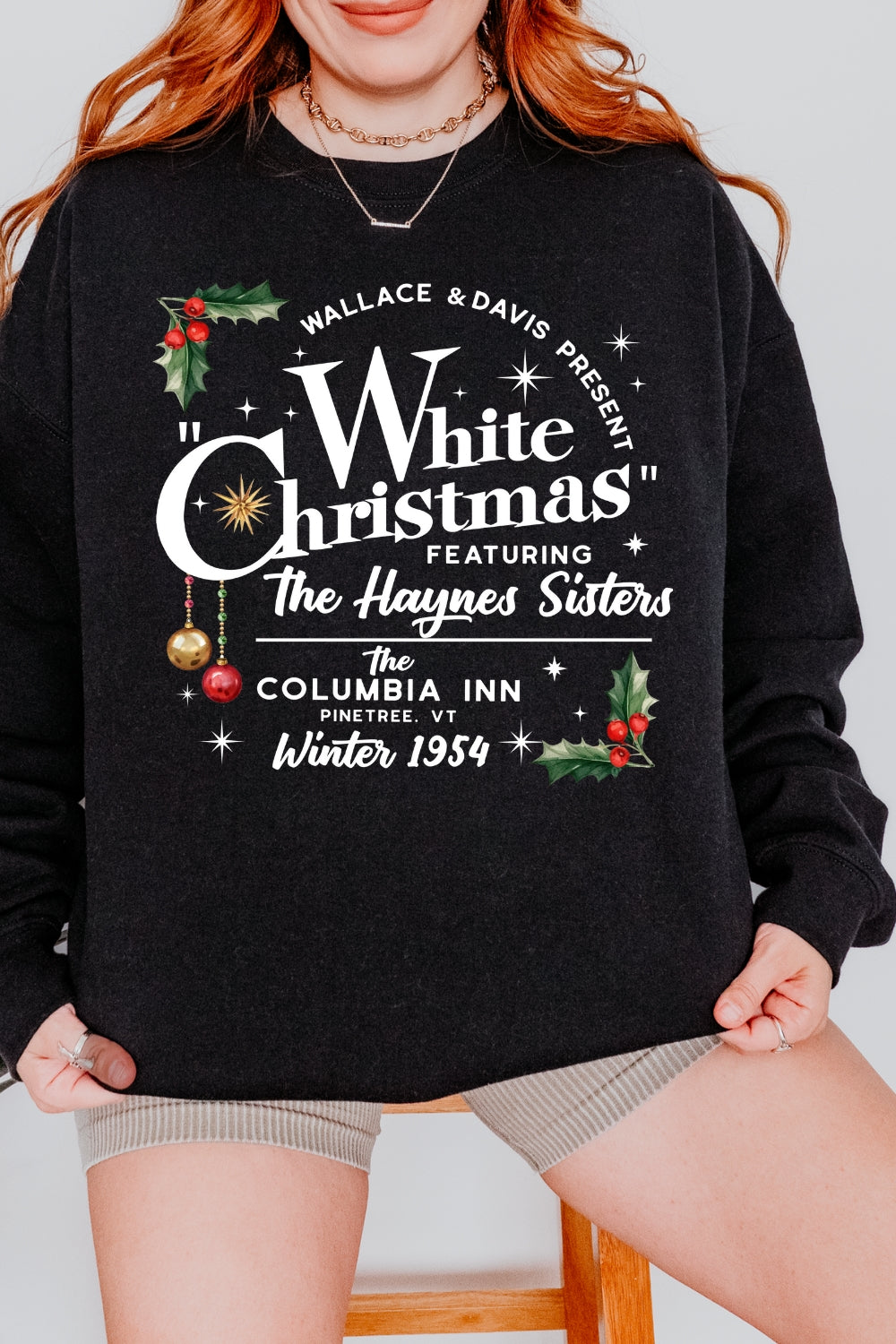 White Christmas Movie 1954 Sweatshirt For Women