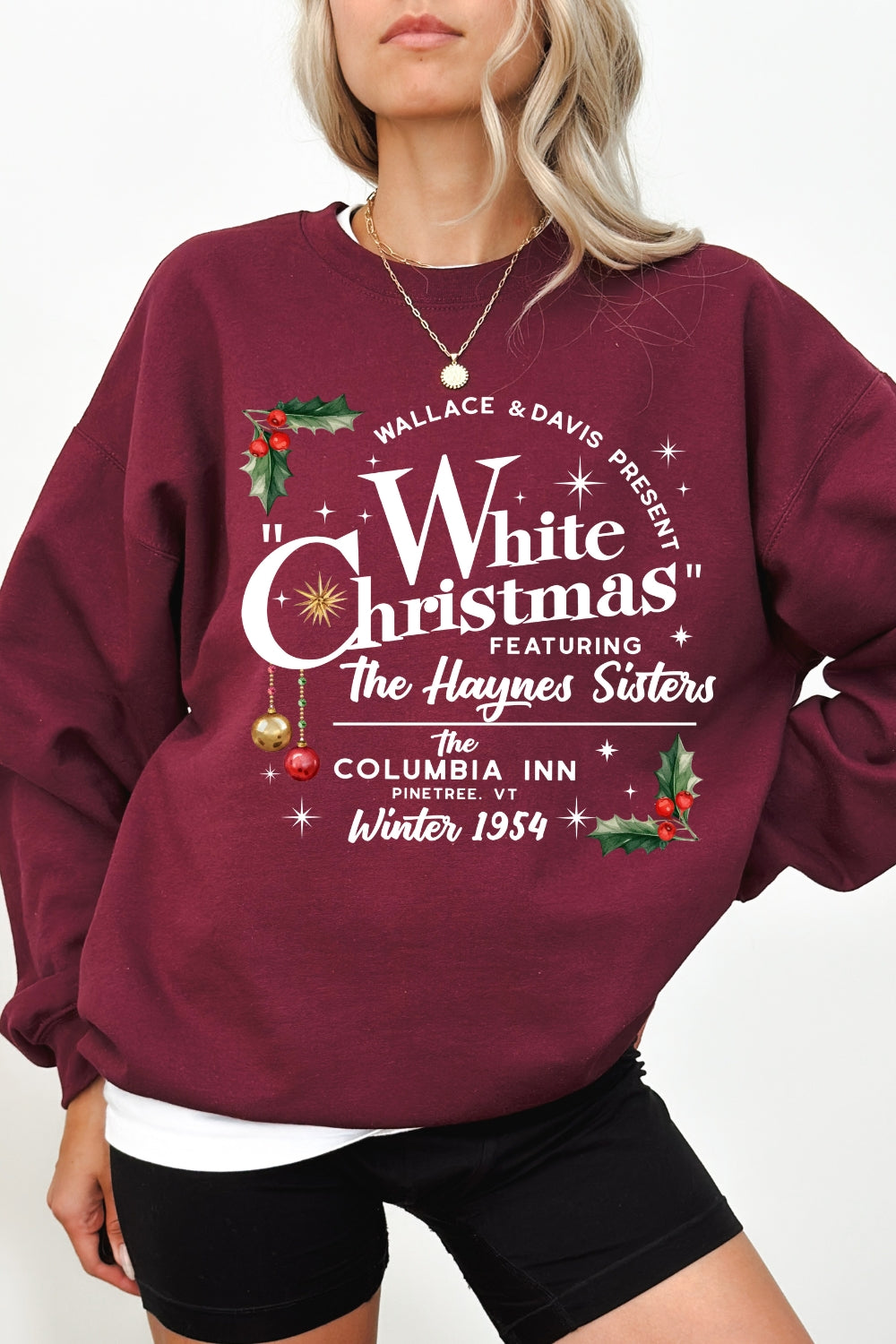 White Christmas Movie 1954 Sweatshirt For Women