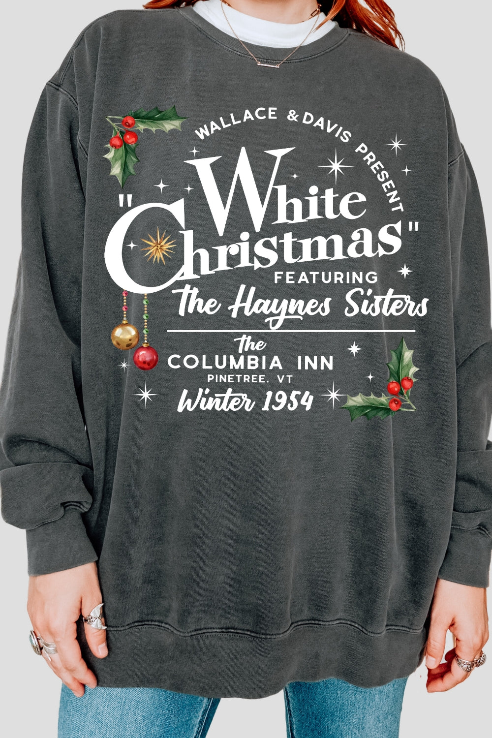 White Christmas Movie 1954 Sweatshirt For Women