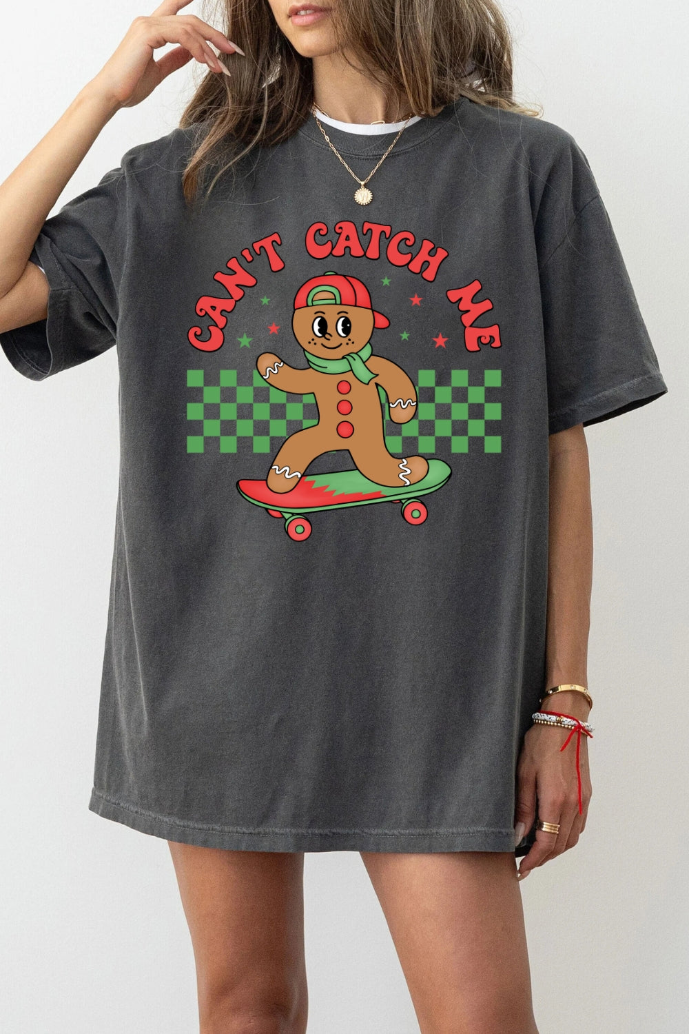 Gingerbread Can't Catch Me Tee For Women