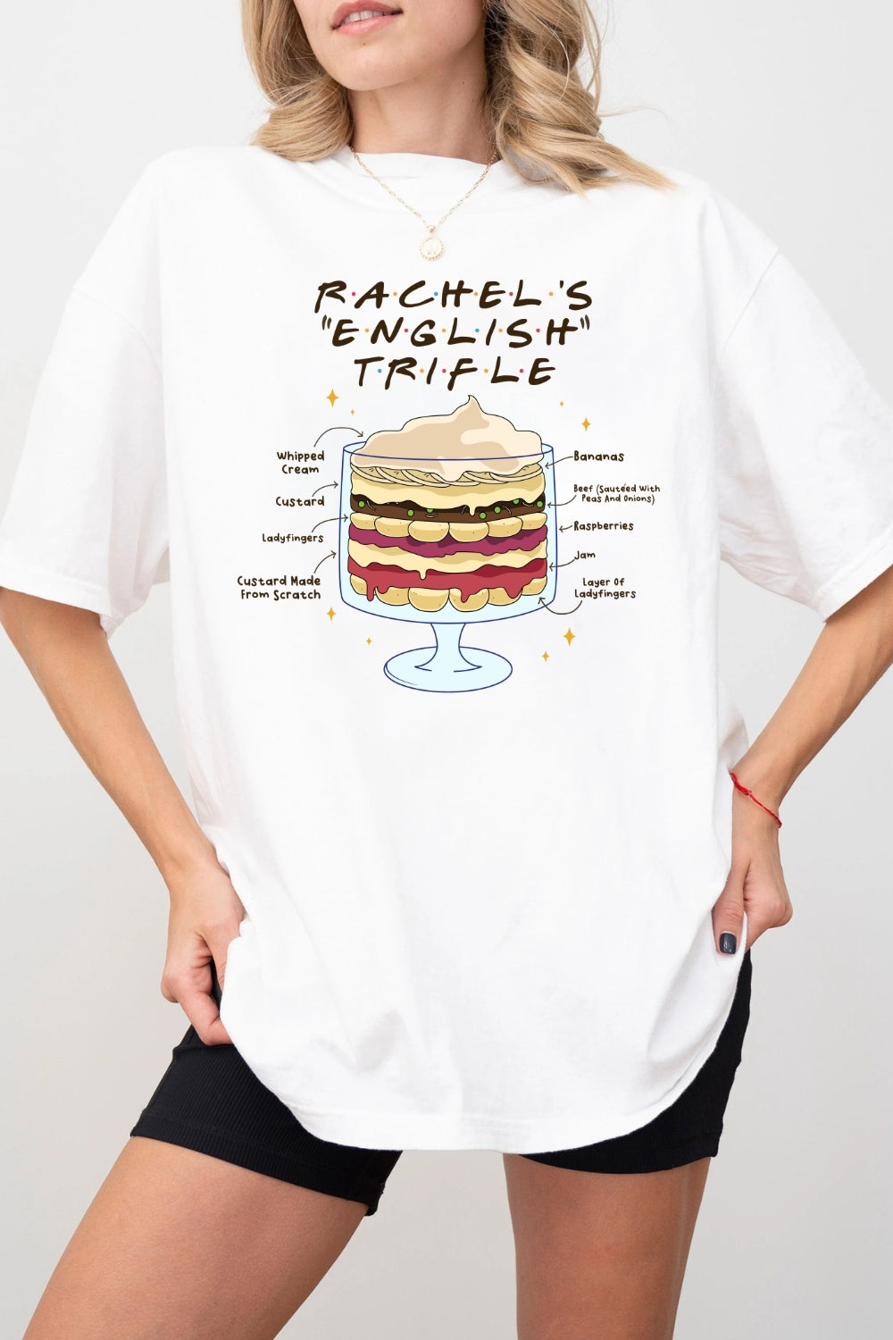 Friends Rachel's Thanksgiving Trifle Tee For Women