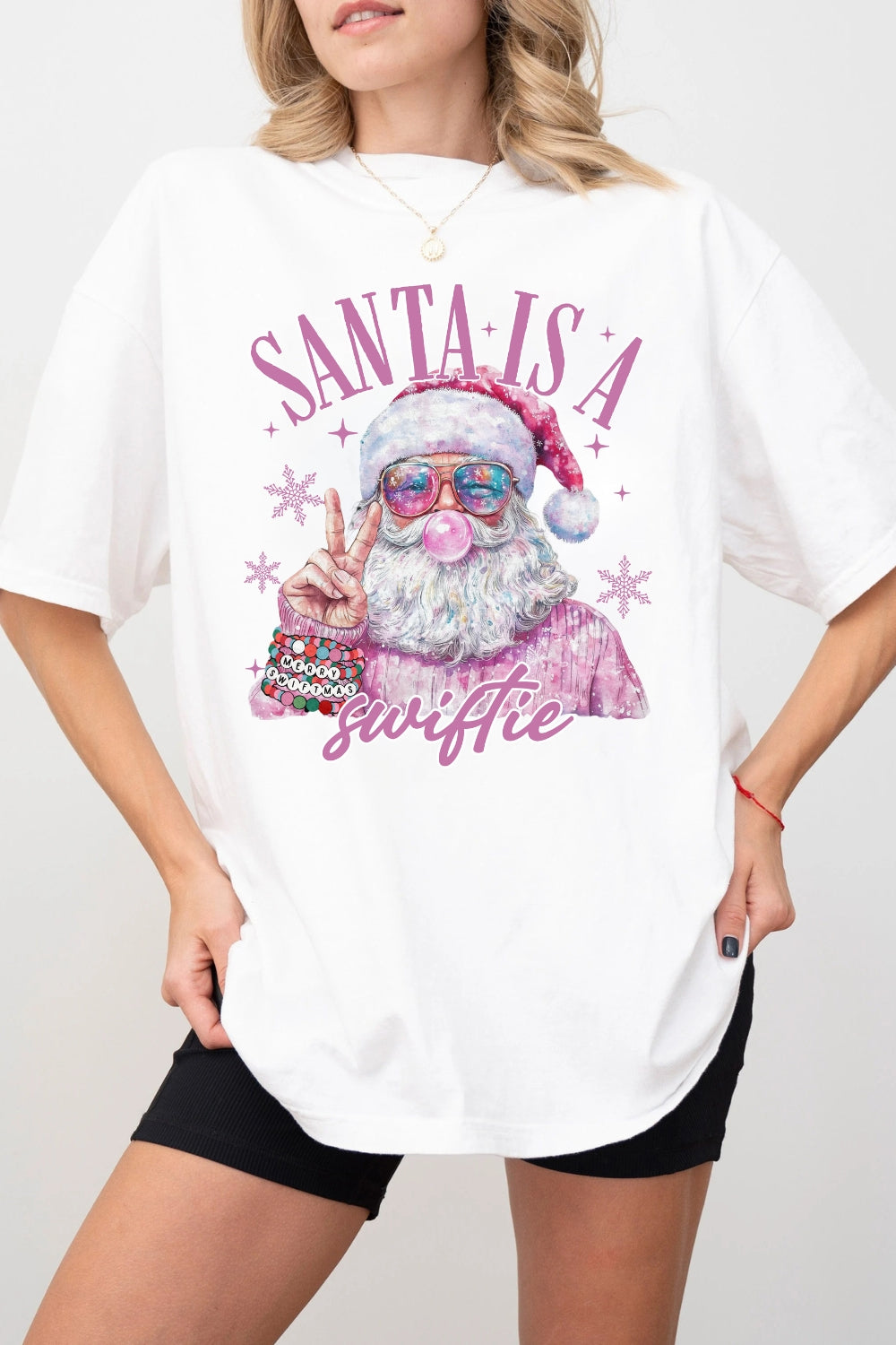 Santa Is A Swiftie Tee For Women