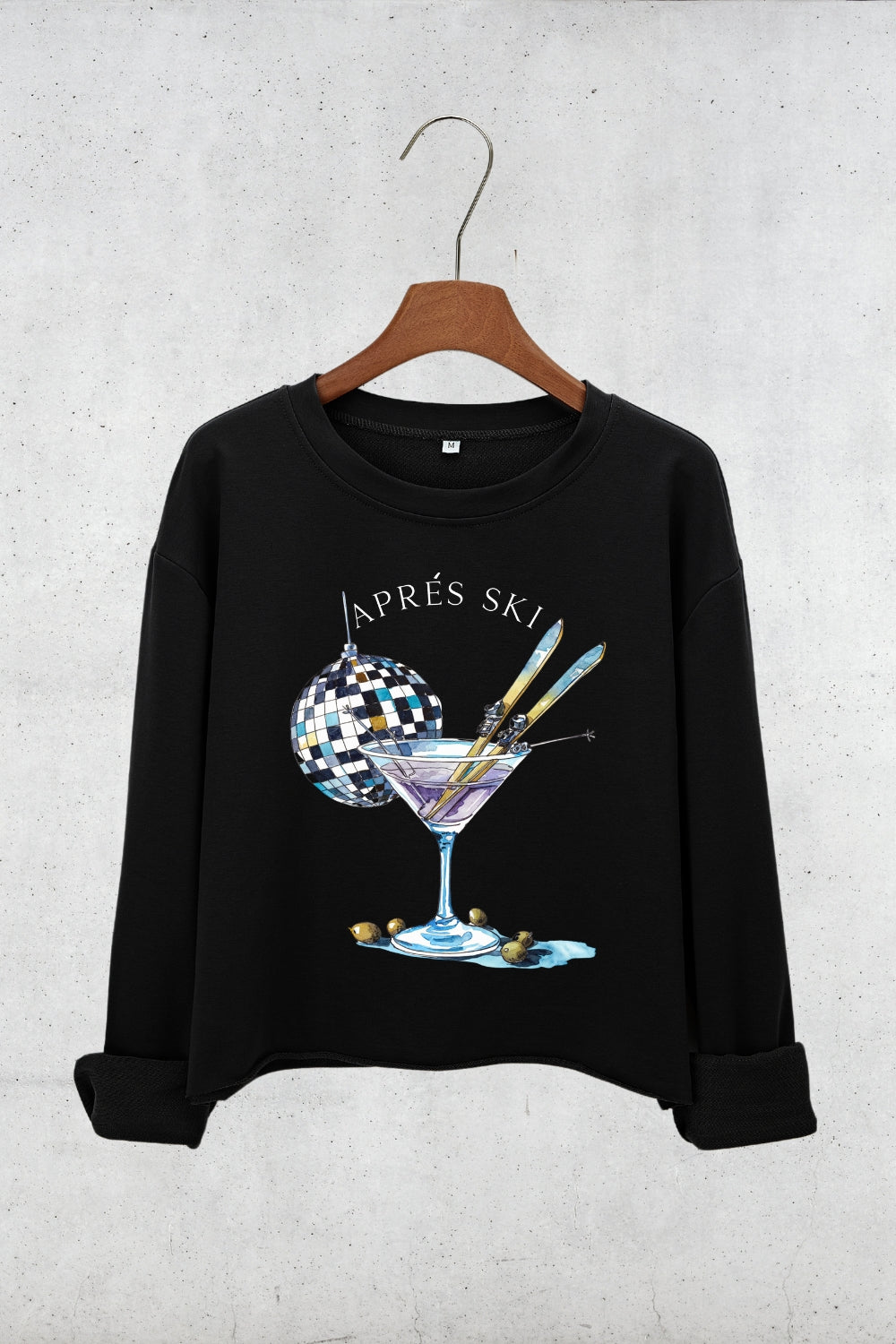 Aprés Ski Club Crop Sweatshirt For Women