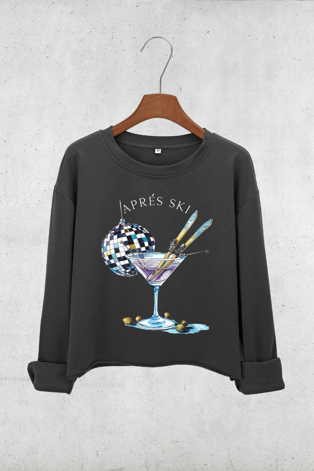 Aprés Ski Club Crop Sweatshirt For Women