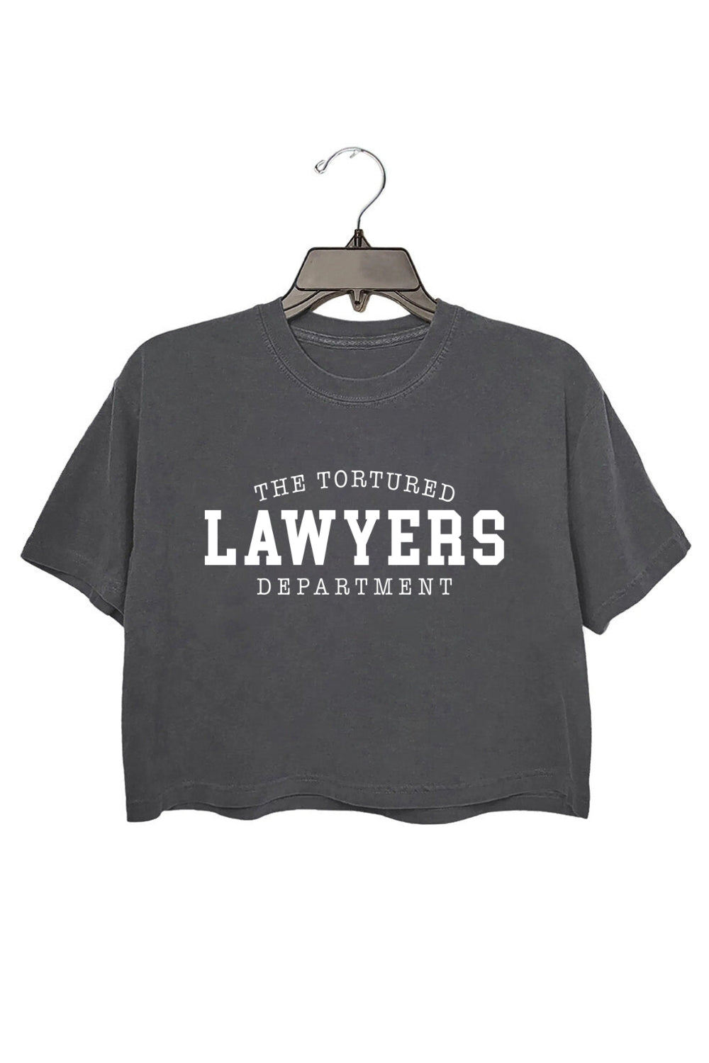The Tortured Lawyers Department Crop Top For Women