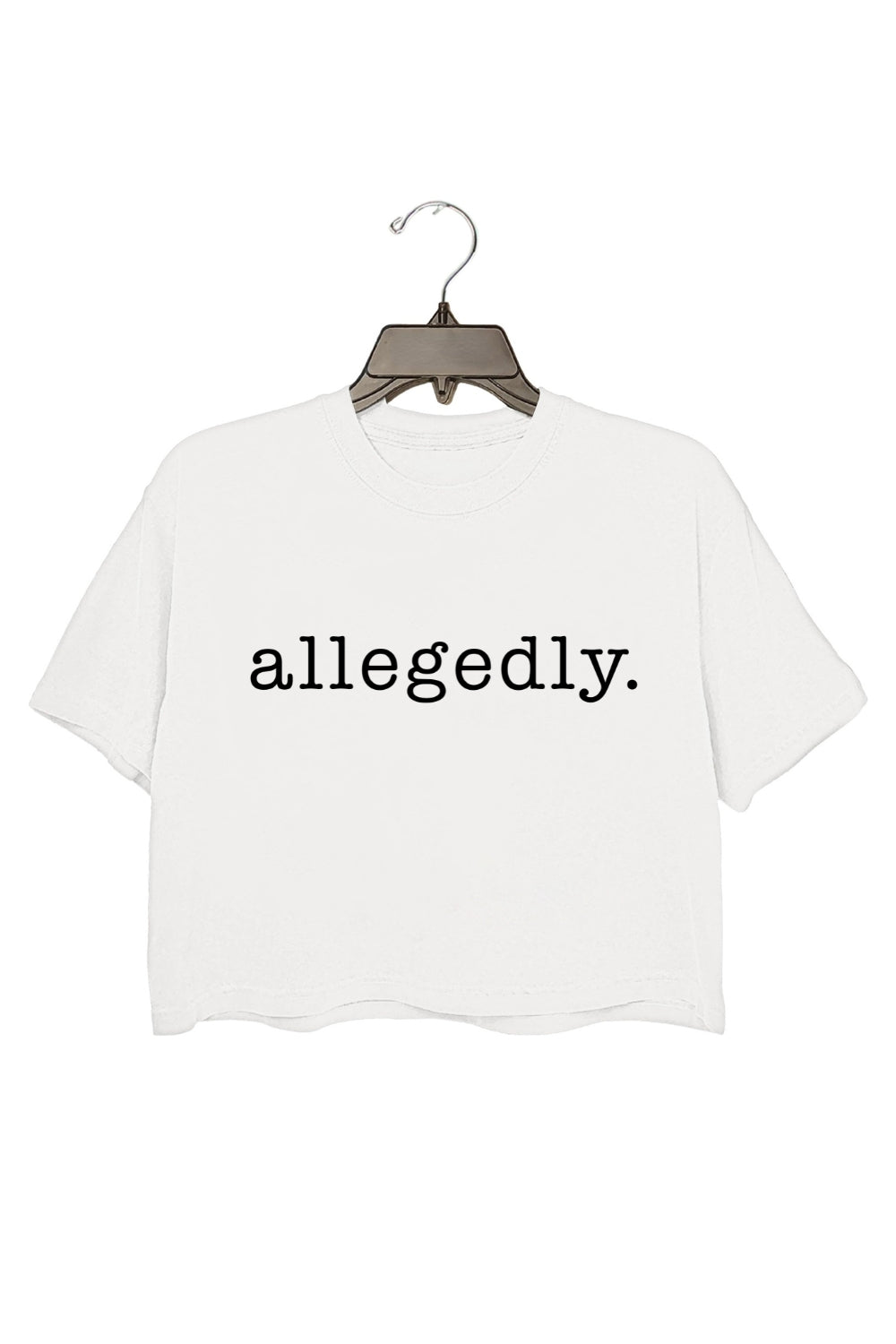 Allegedly Funny Lawyer Crop Top For Women