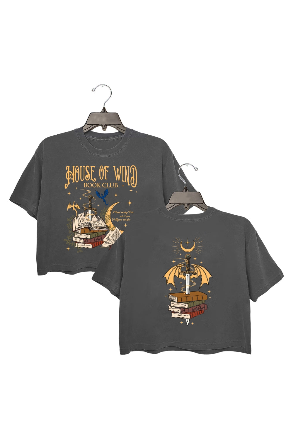 House Of Wind Book Club Crop Top For Women