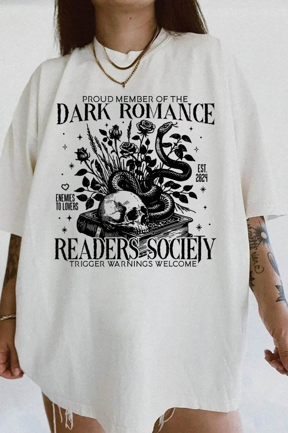 Dark Romance Readers Society Tee For Women