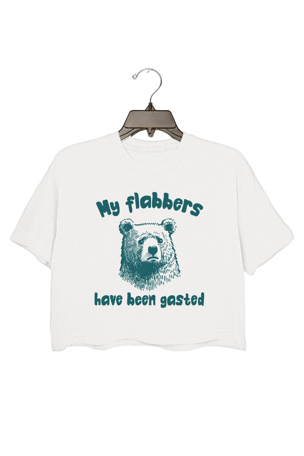 My Flabbers Are Gasted Crop Top For Women