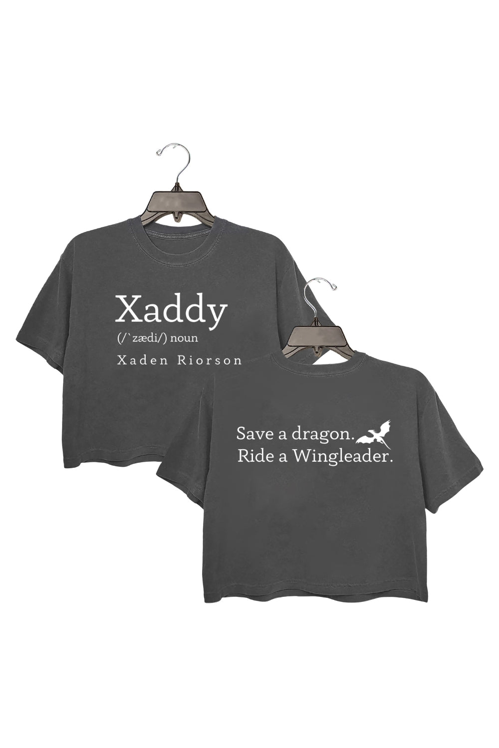Xaddy Fourth Wing Merch Crop Top For Women