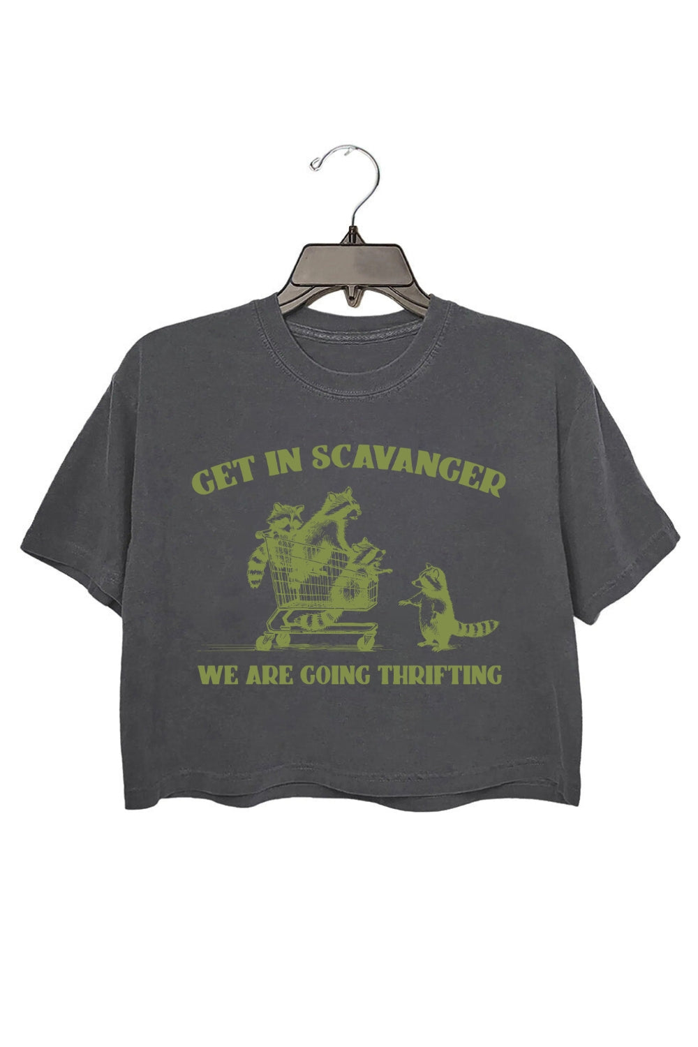 Get In Scavenger We're Going Thrifting Crop Top For Women