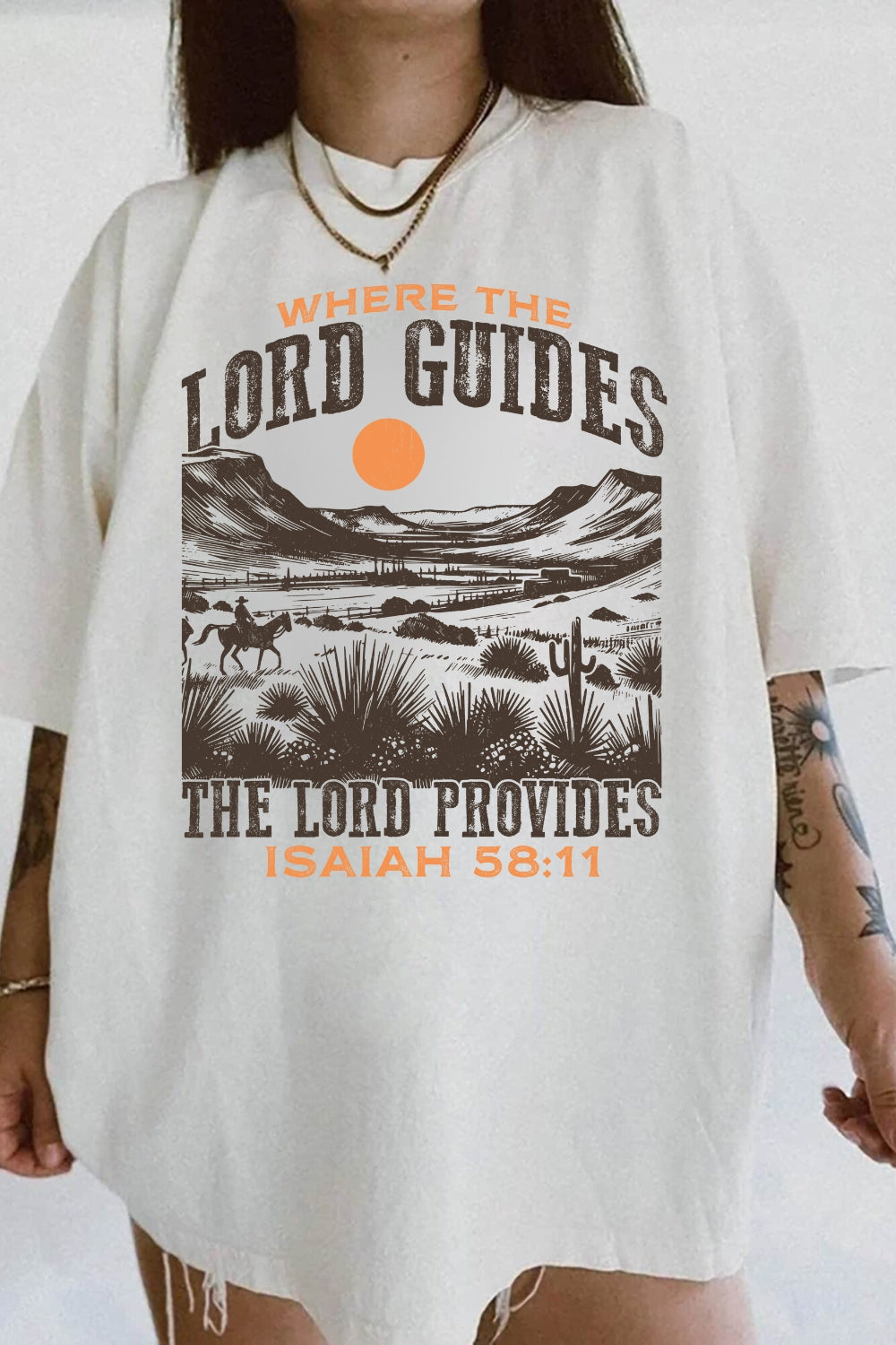 The Lord Provides Christian Tee For Women