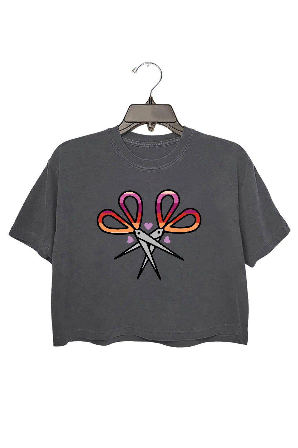 Lesbian Scissors WLW Crop Top For Women