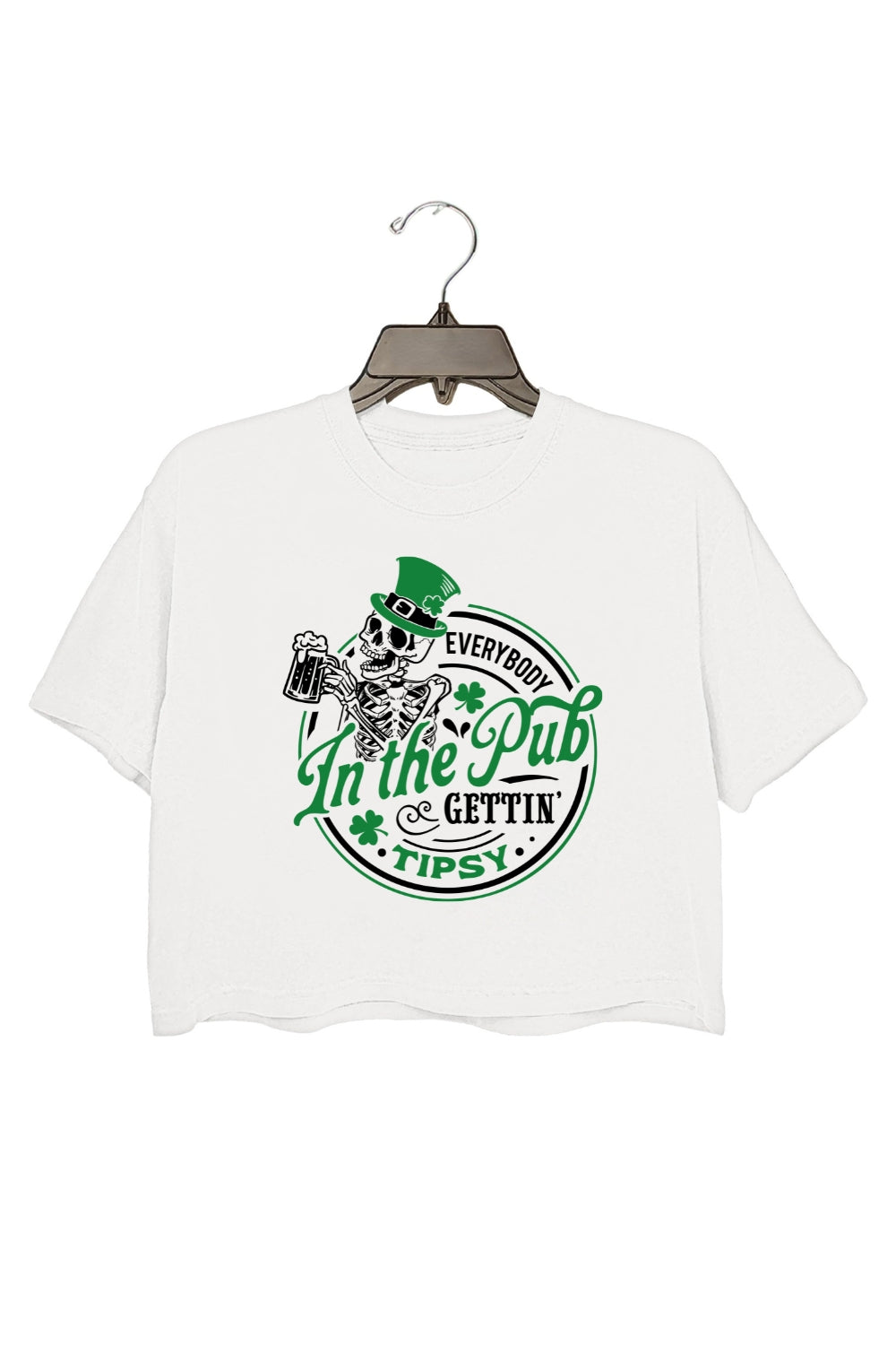 Everybody In The Pub Gettin Tipsy Crop Top For Women