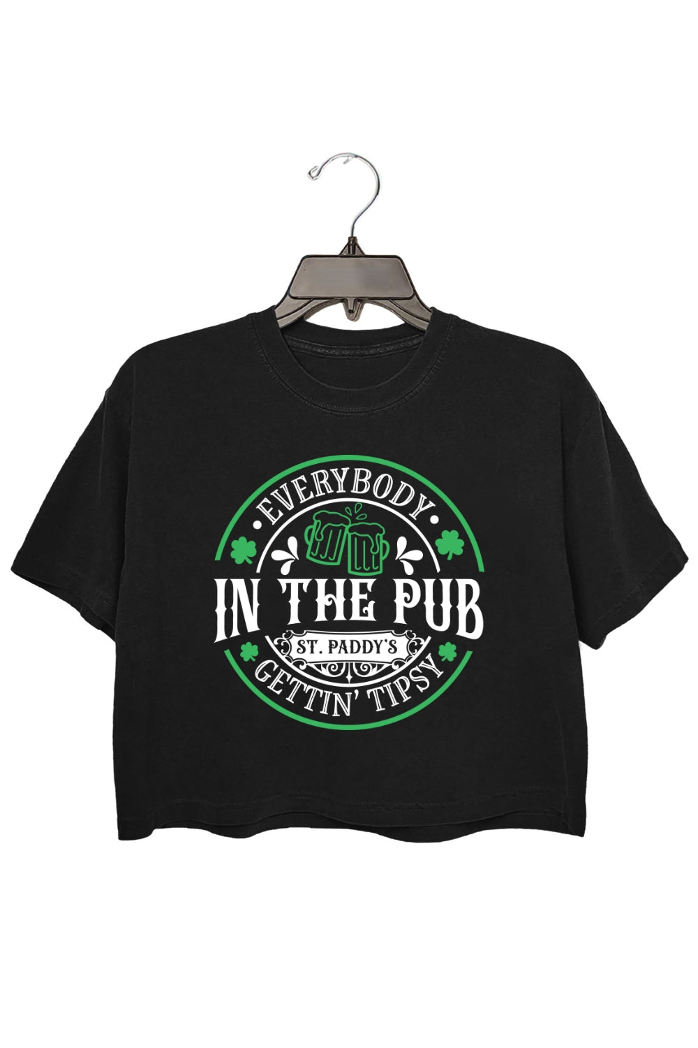 Everybody In The Pub St Patrick's Day Crop Top For Women