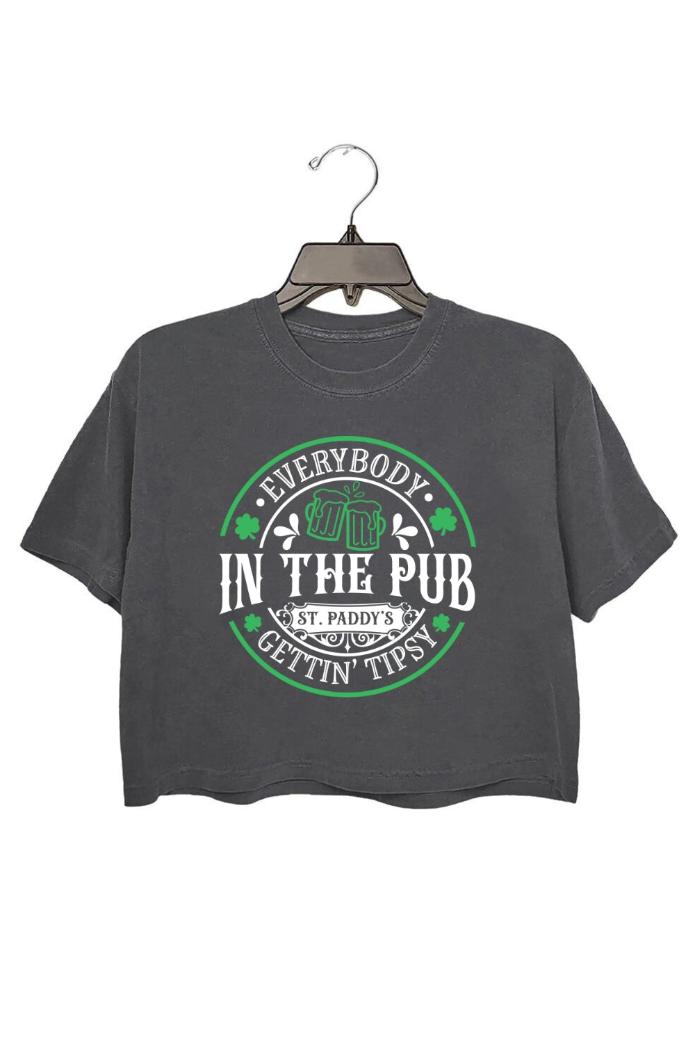Everybody In The Pub St Patrick's Day Crop Top For Women