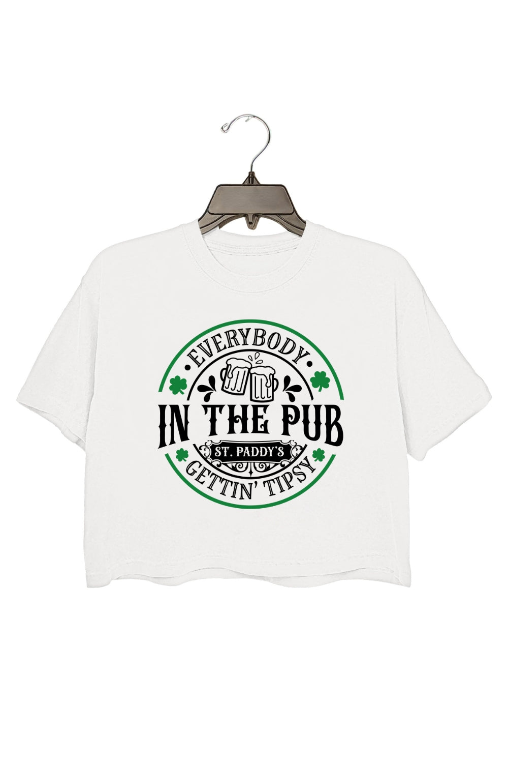 Everybody In The Pub St Patrick's Day Crop Top For Women