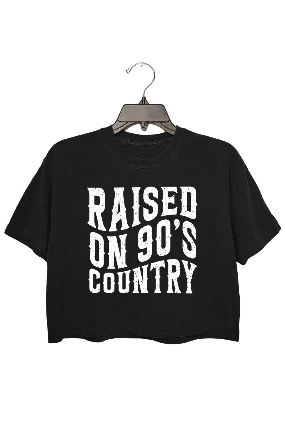 Raised on 90s Country Music Crop Top For Women