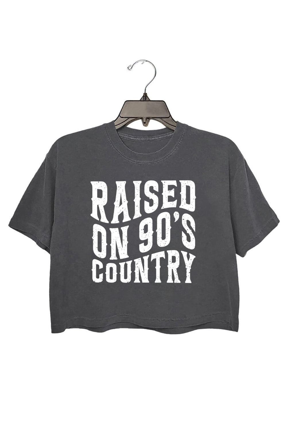 Raised on 90s Country Music Crop Top For Women