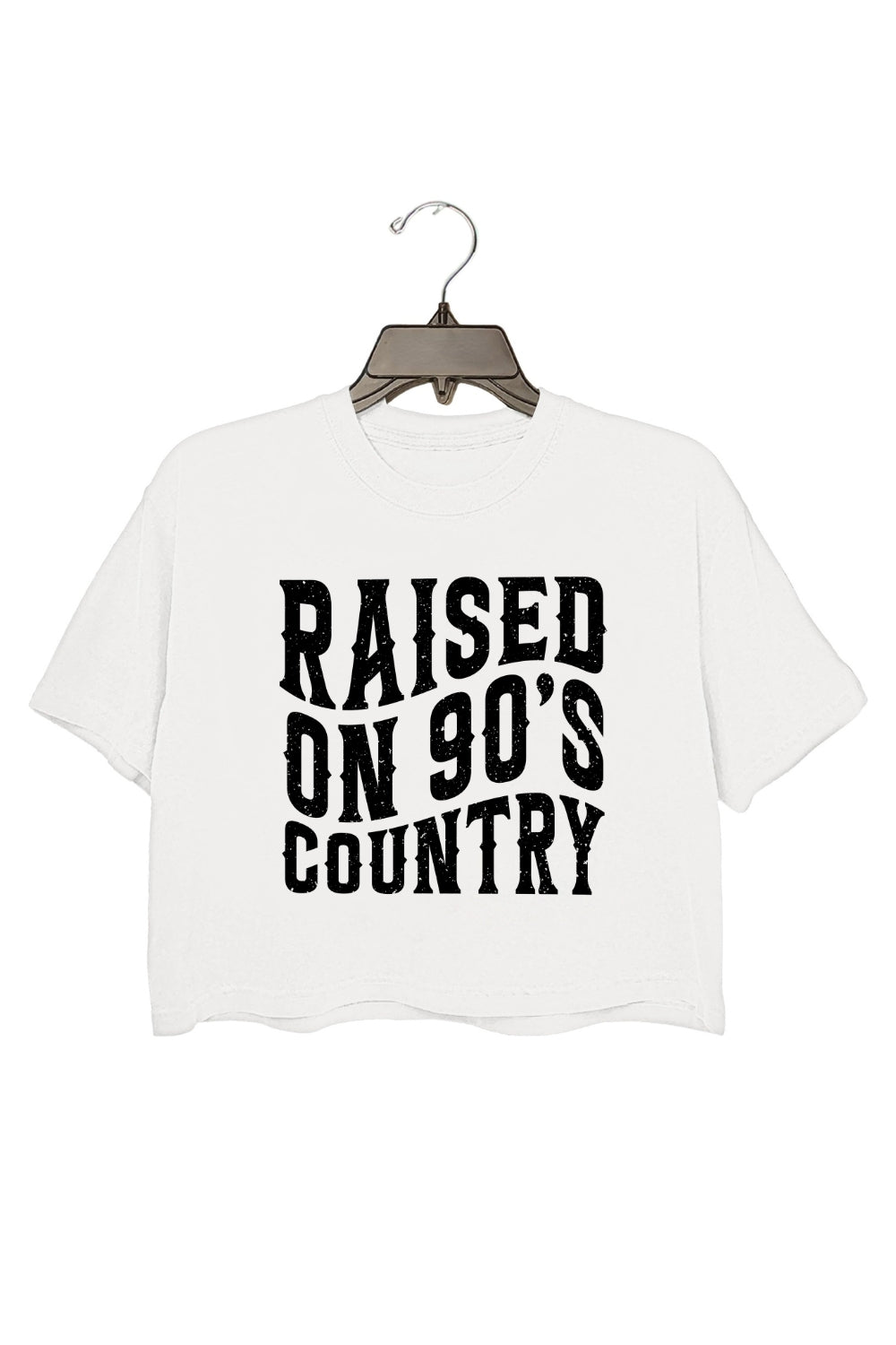 Raised on 90s Country Music Crop Top For Women
