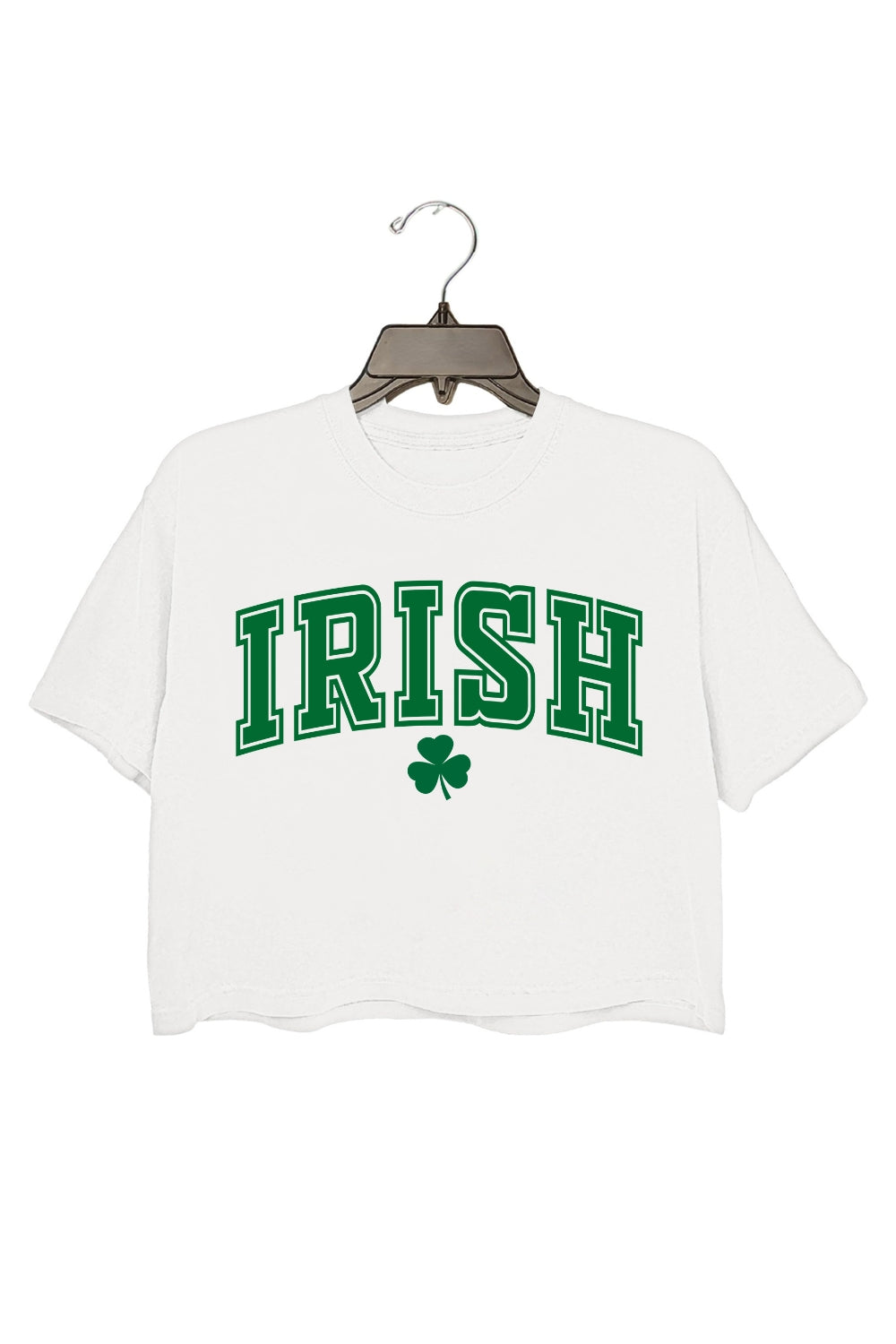 Irish Lucky St Patricks Day Crop Top For Women