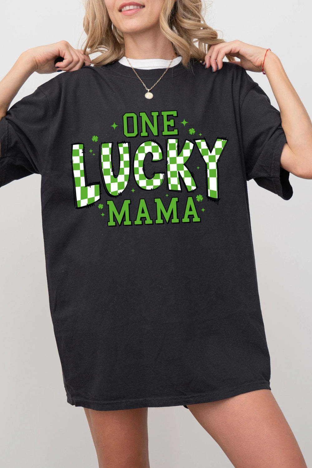 One Lucky Mama Tee For Women
