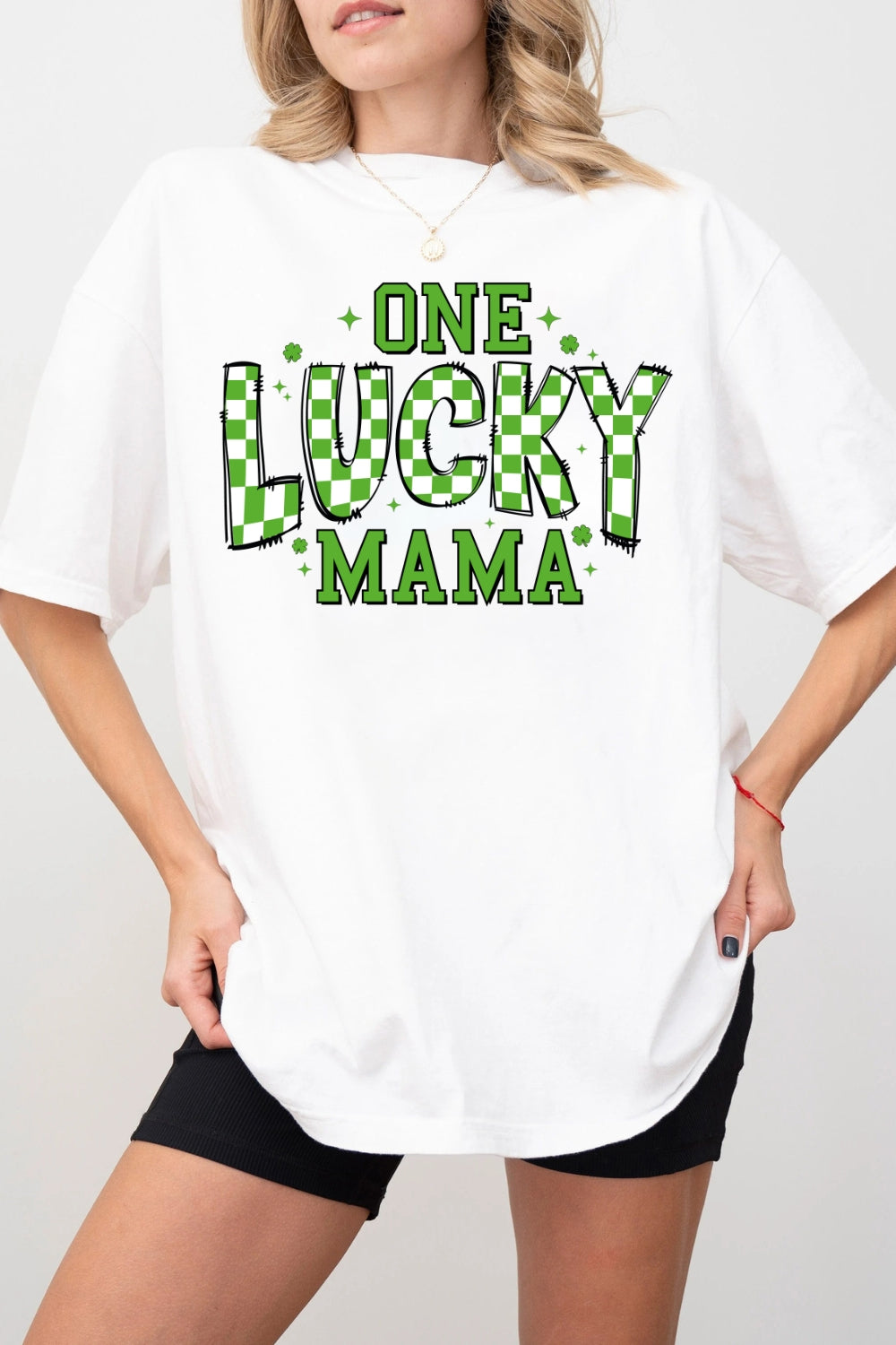 One Lucky Mama Tee For Women