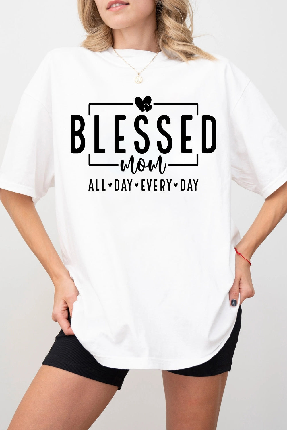 Blessed Mom Mother's Day Tee For Women