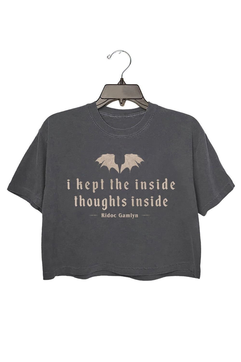I Kept The Inside Thoughts Inside Crop Top For Women