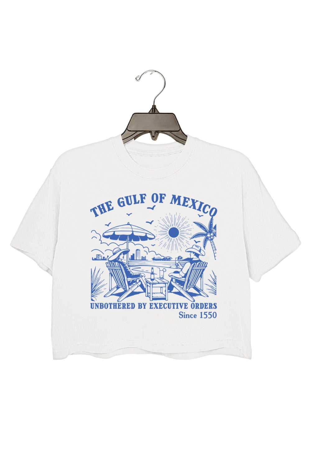 Gulf Of Mexico FDT Beach Lover Crop Top For Women