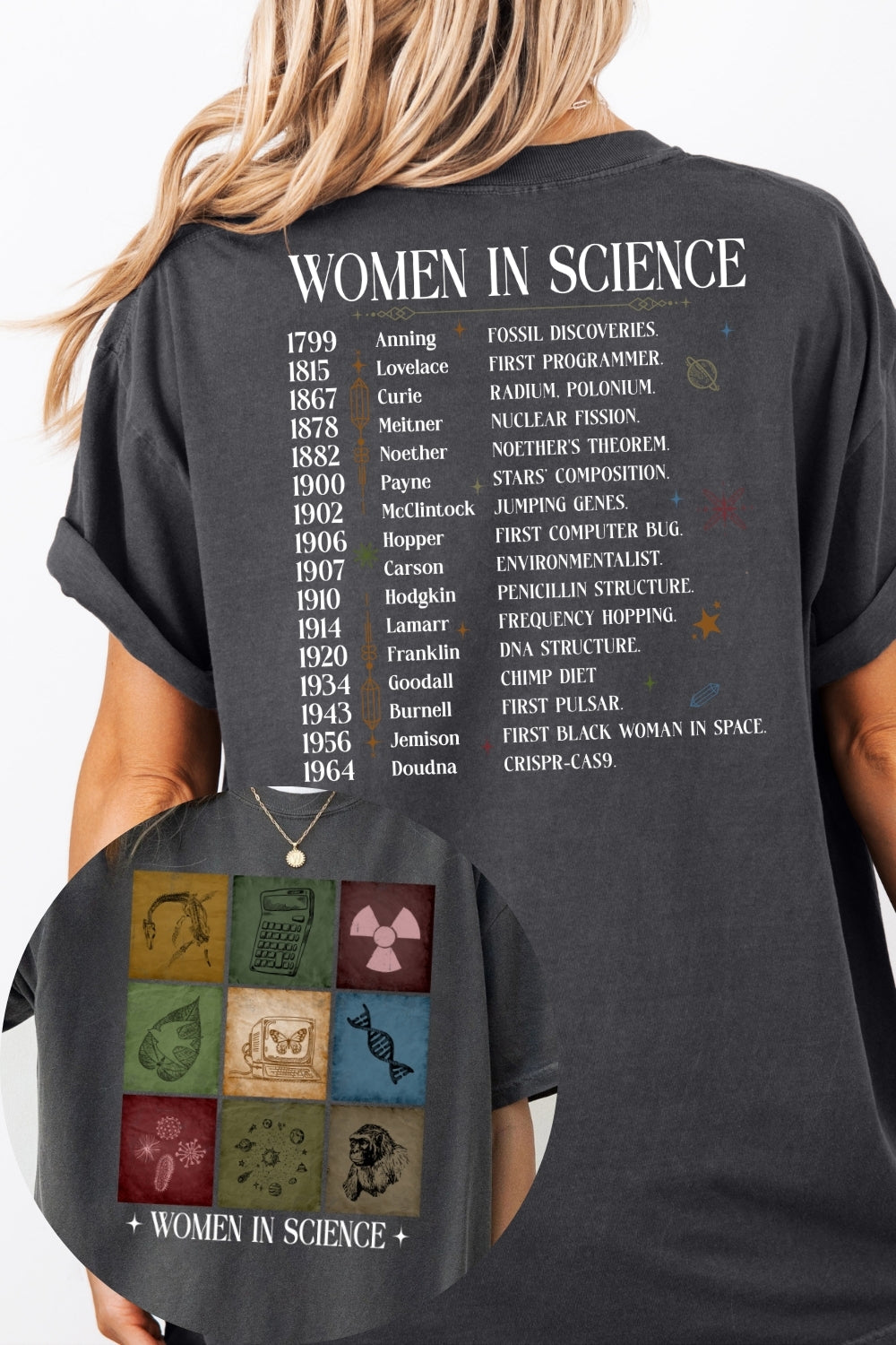 Women In Science Feminist Tee For Women
