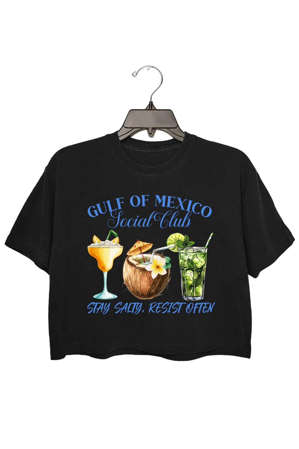 Gulf of Mexico Social Club Vacation Crop Top For Women