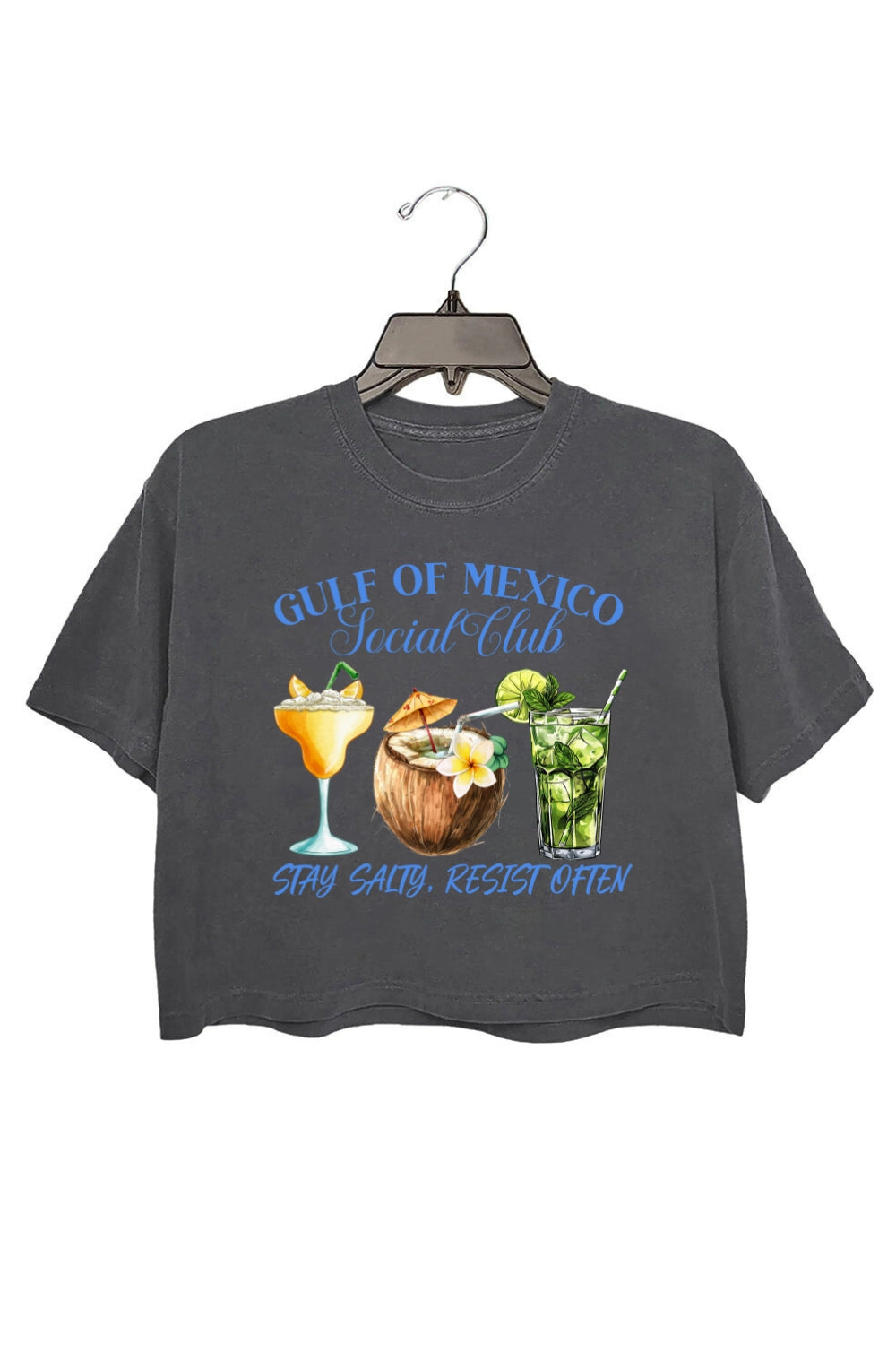 Gulf of Mexico Social Club Vacation Crop Top For Women