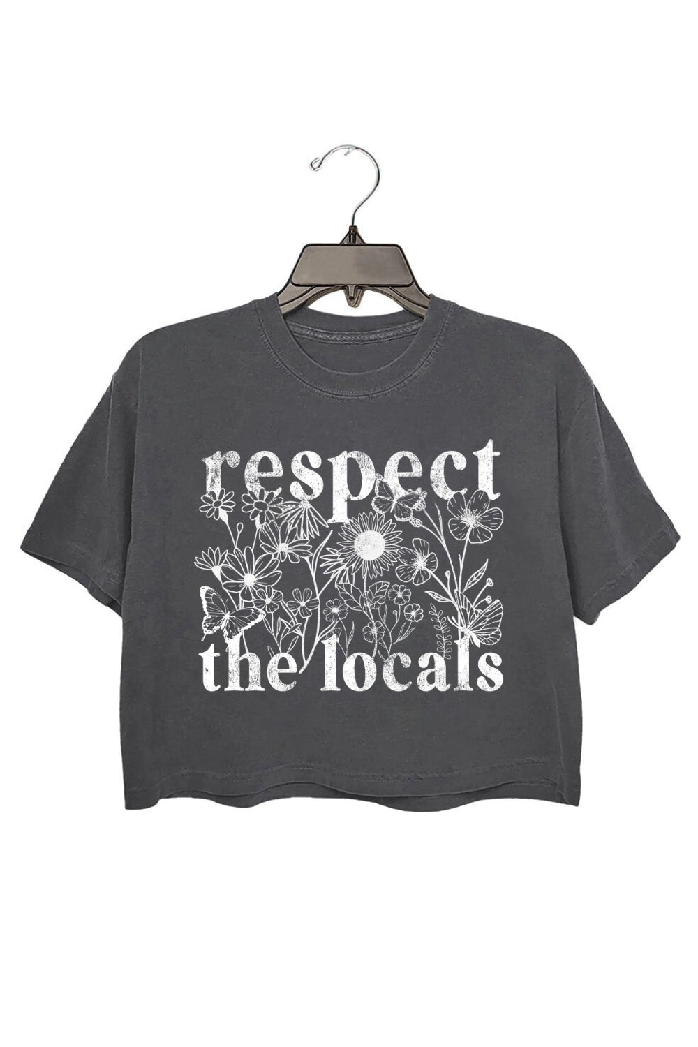 Respect The Locals Flowers Crop Top For Women
