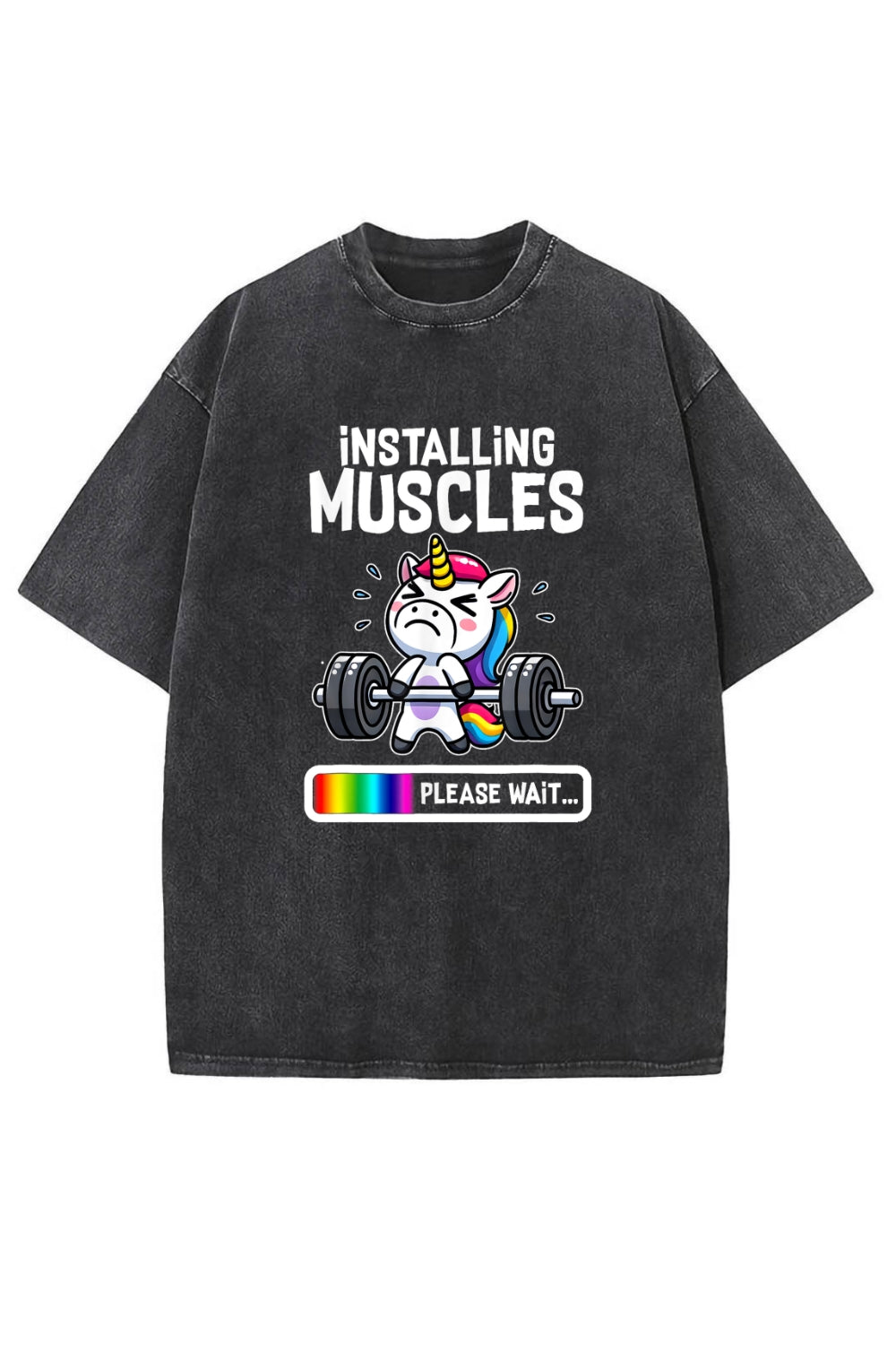 Installing Muscles Gym Washed Tee
