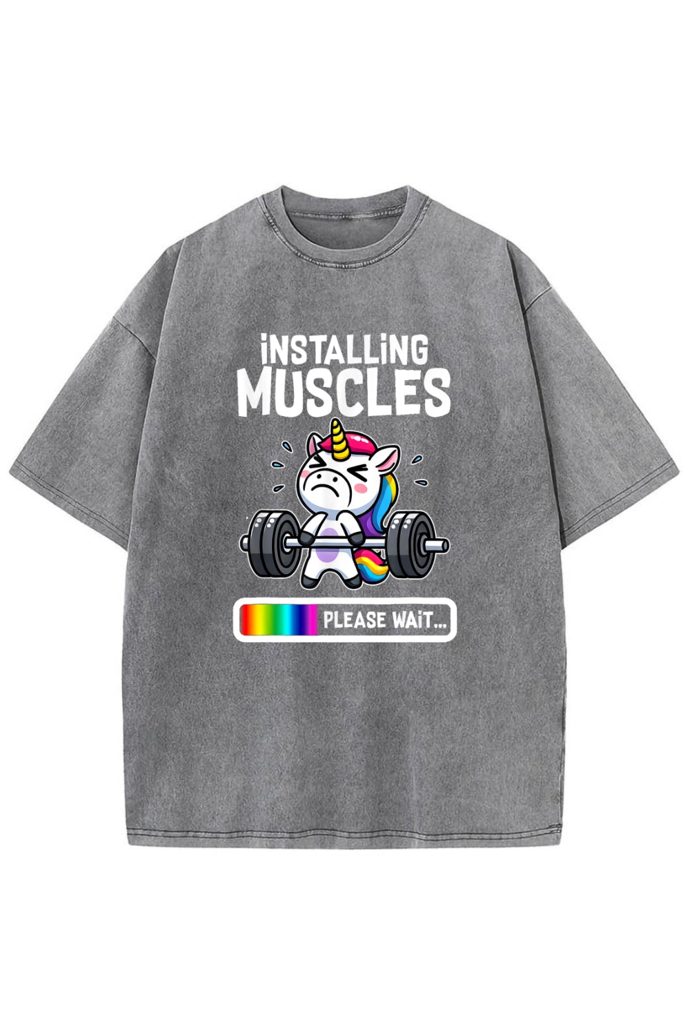 Installing Muscles Gym Washed Tee