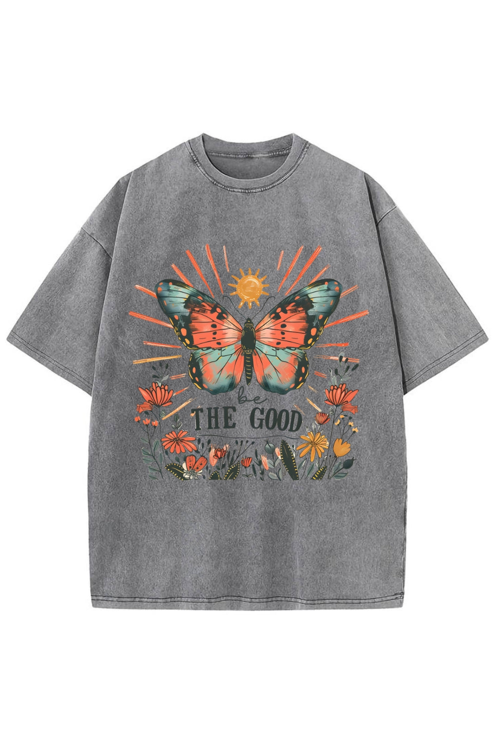 Be The Good Wildflowers Vintage Washed Tee